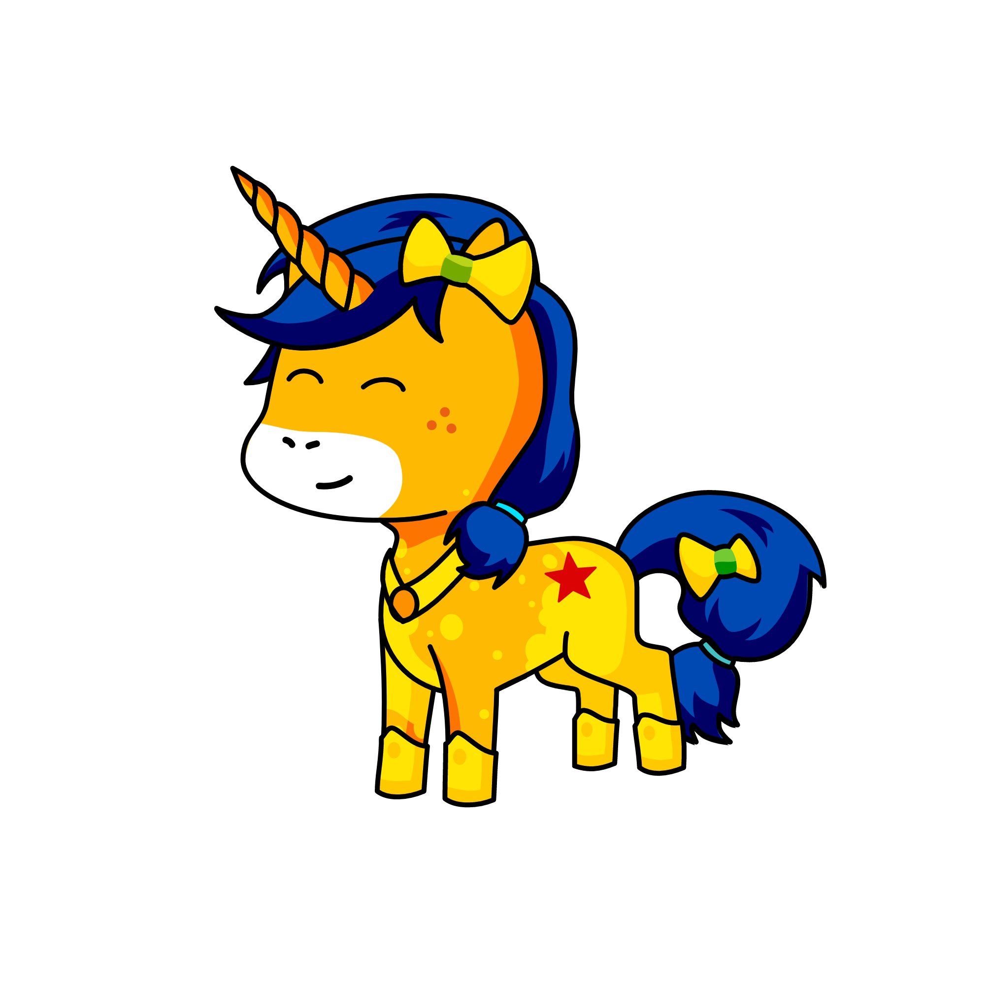 Dreamy, the unicorn