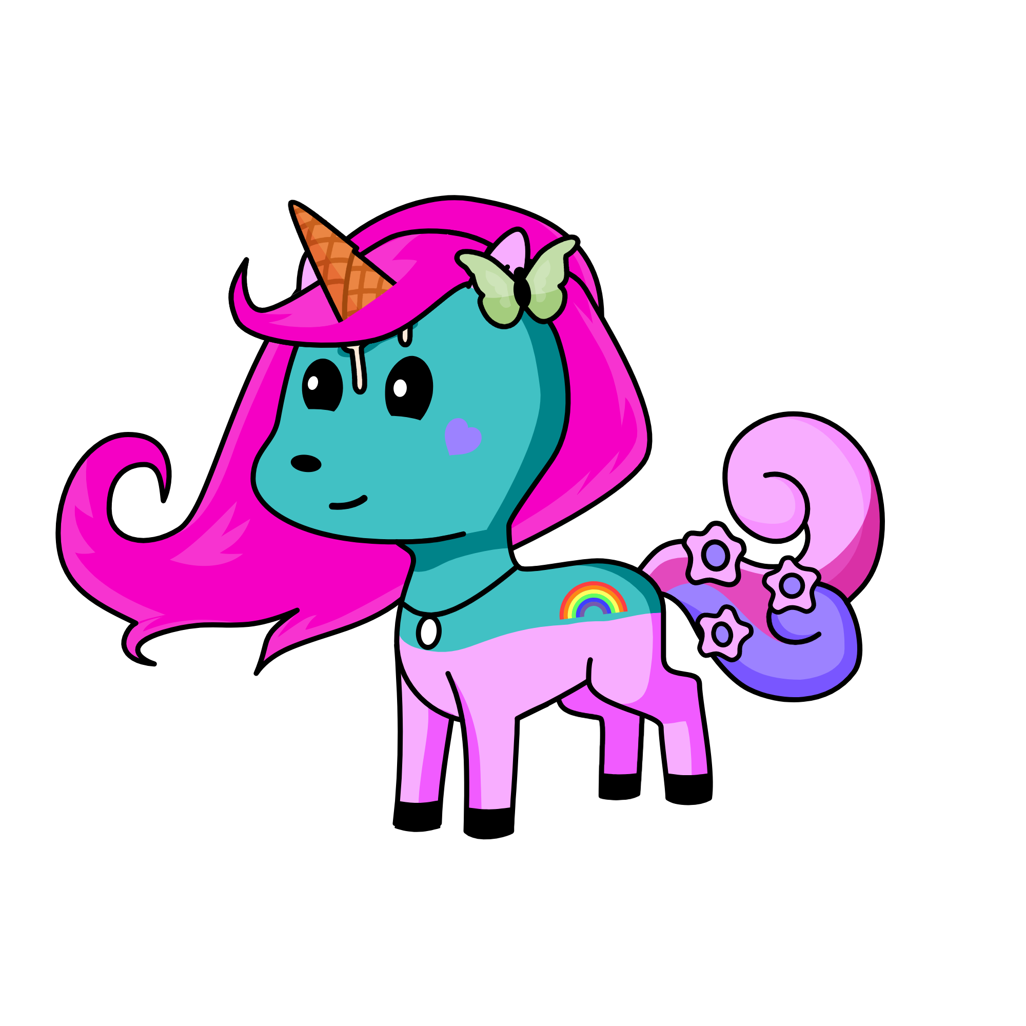 candy, the unicorn