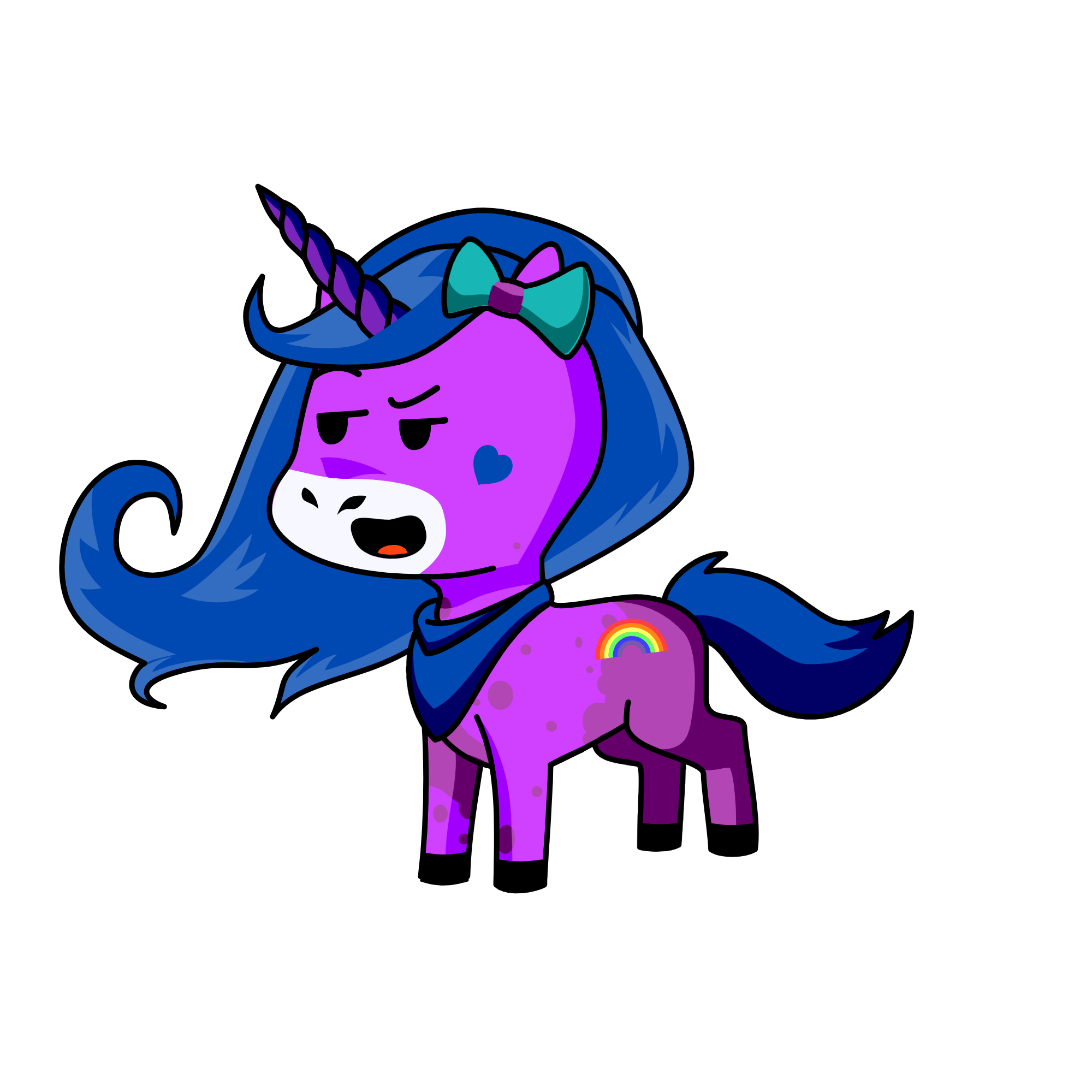 Galaxy, the unicorn