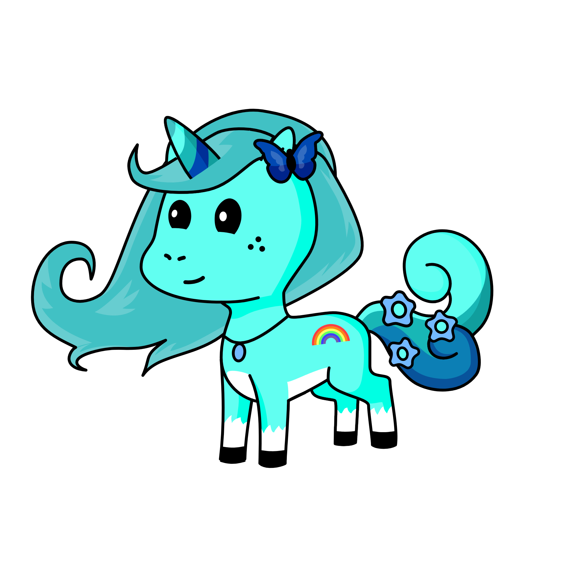 Sky, the unicorn