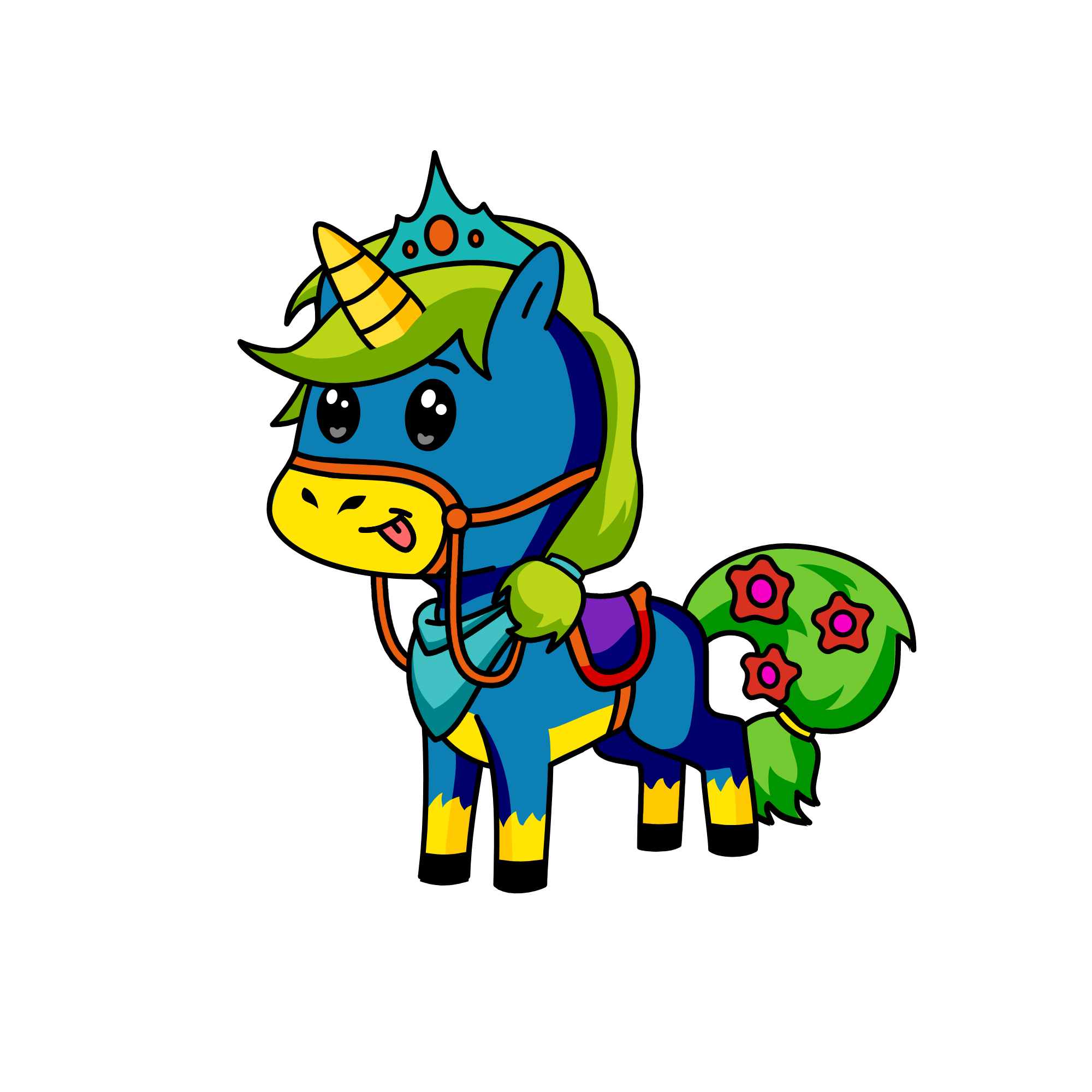 Sunny Skies, the unicorn