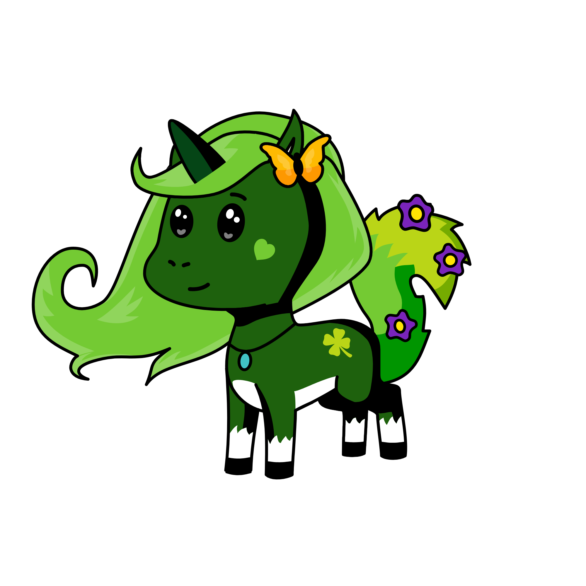 clover, the unicorn