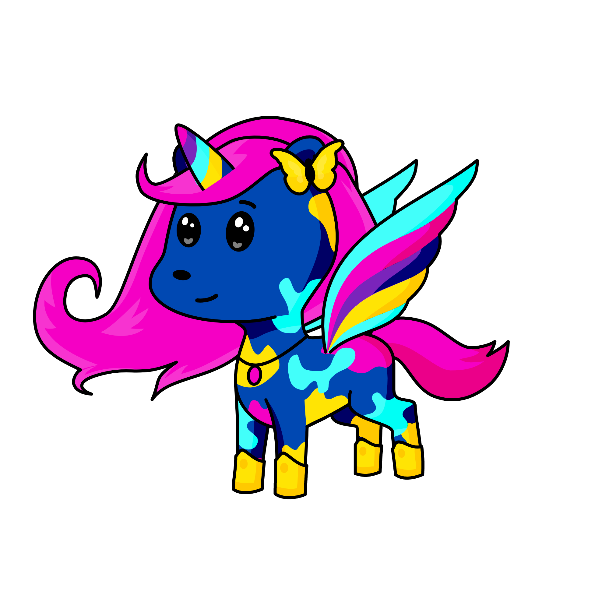 v, the unicorn