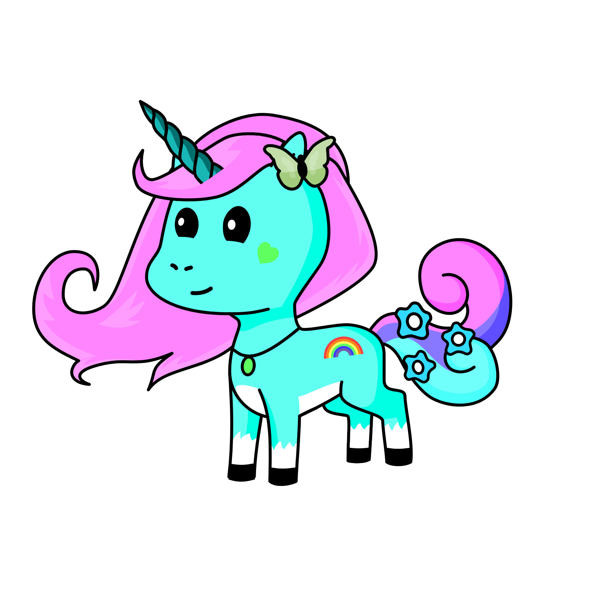 Lovely, the unicorn