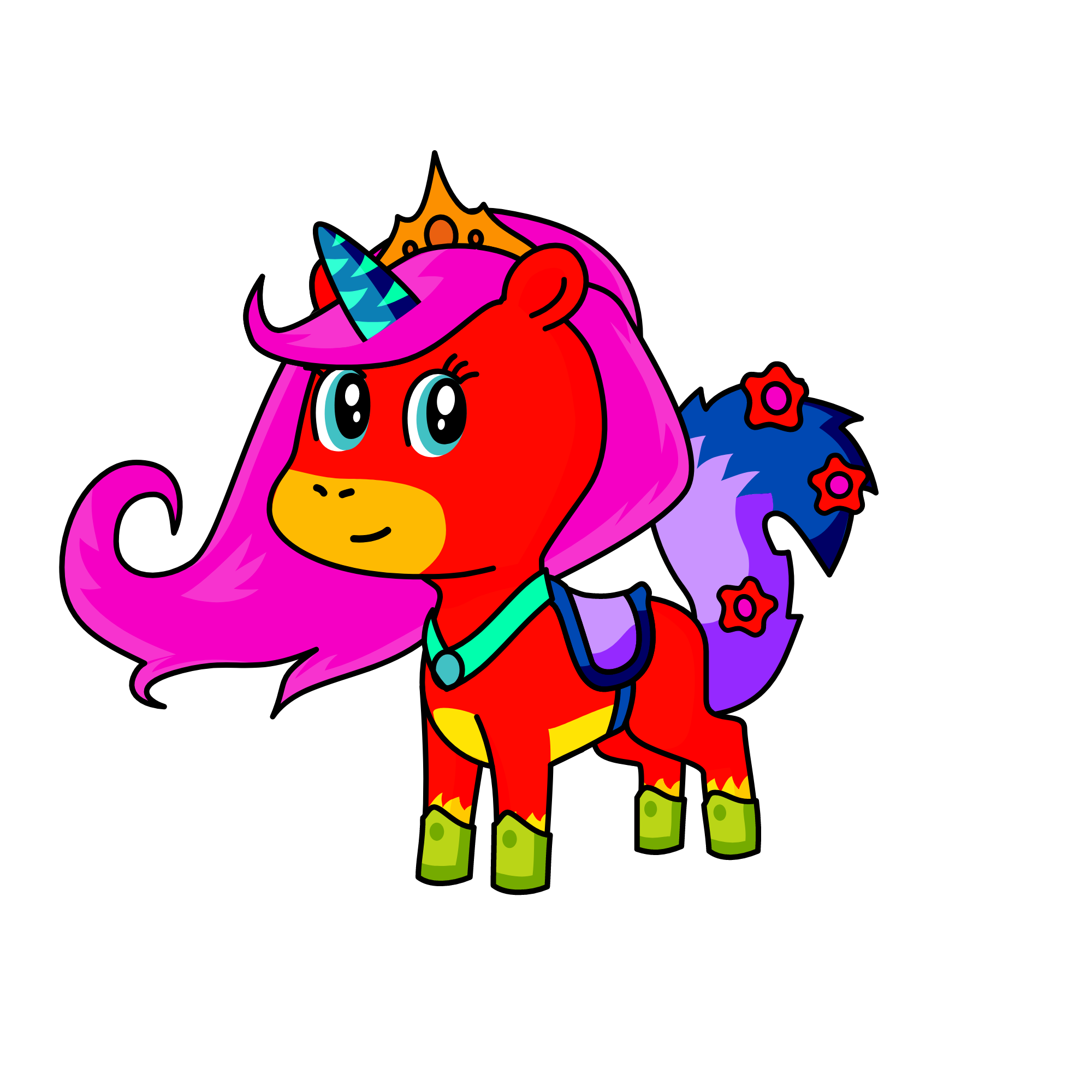 rocking unicorn, the unicorn