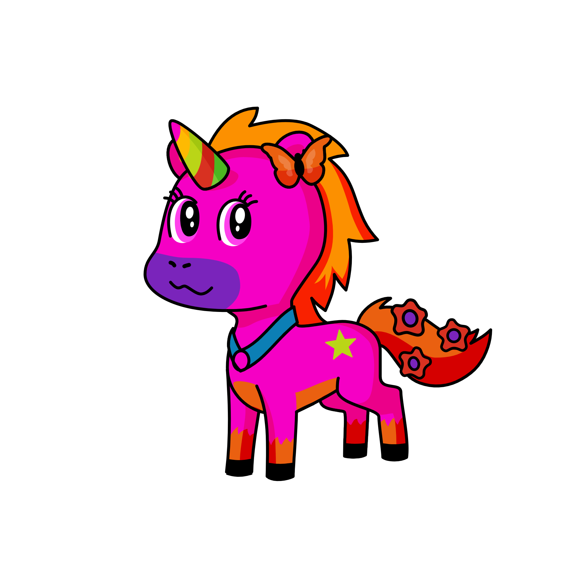 Sky, the unicorn