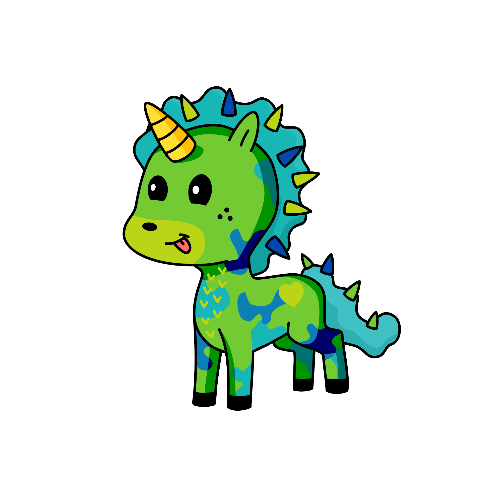 Ugah The UniIguana, the unicorn
