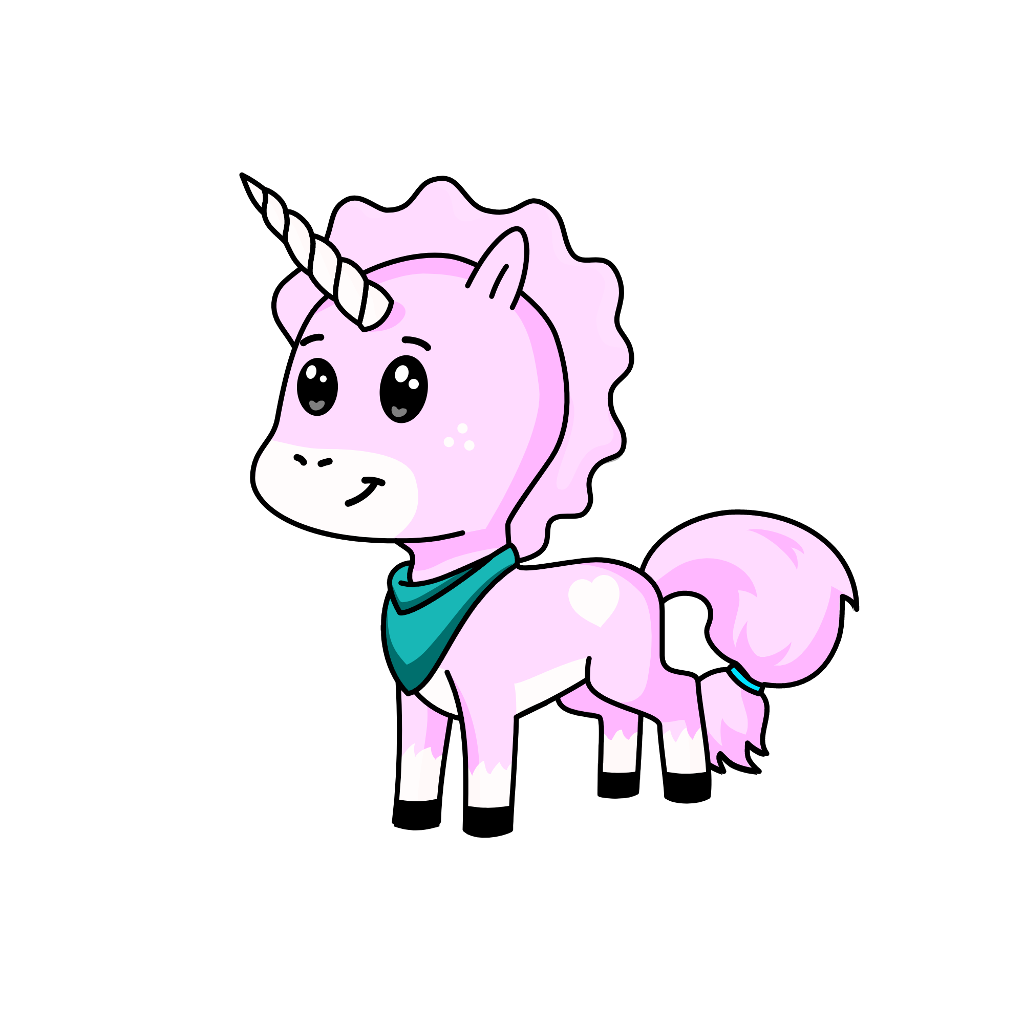Tina The Llama, the unicorn