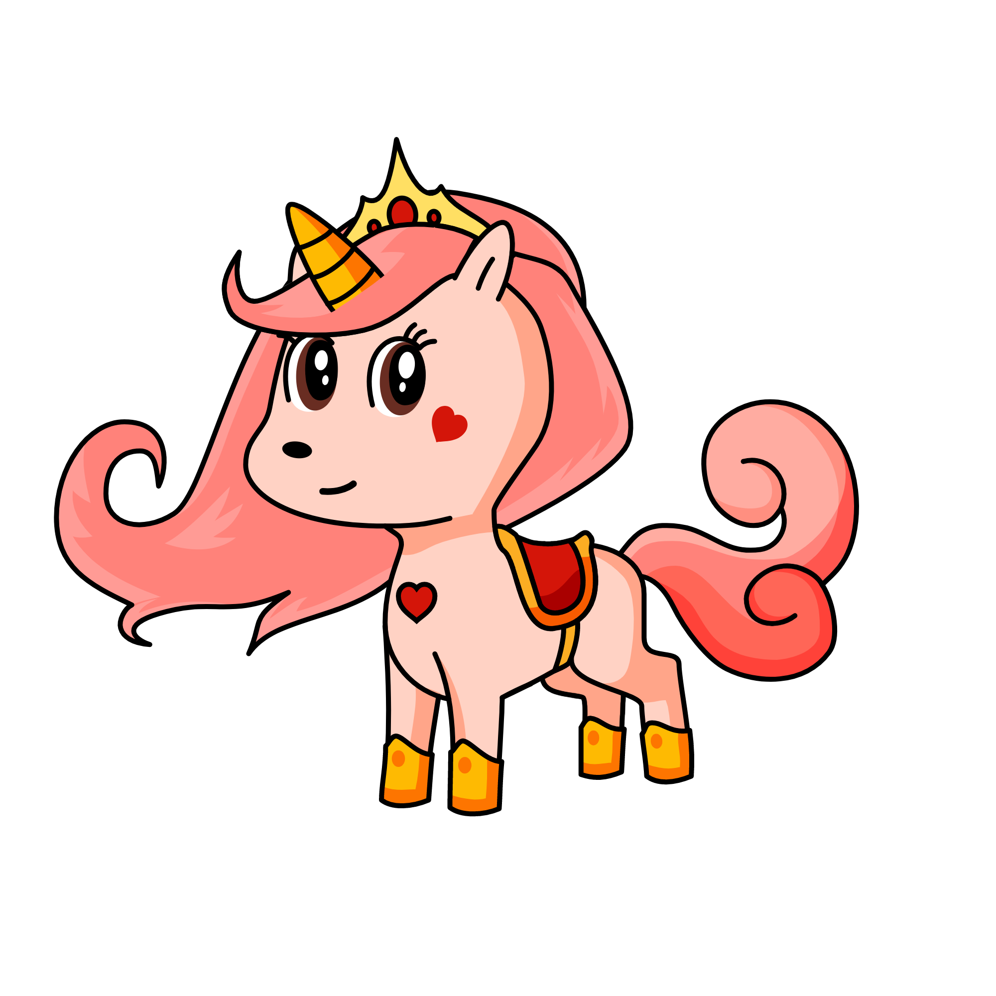 Royal Pinky, the unicorn
