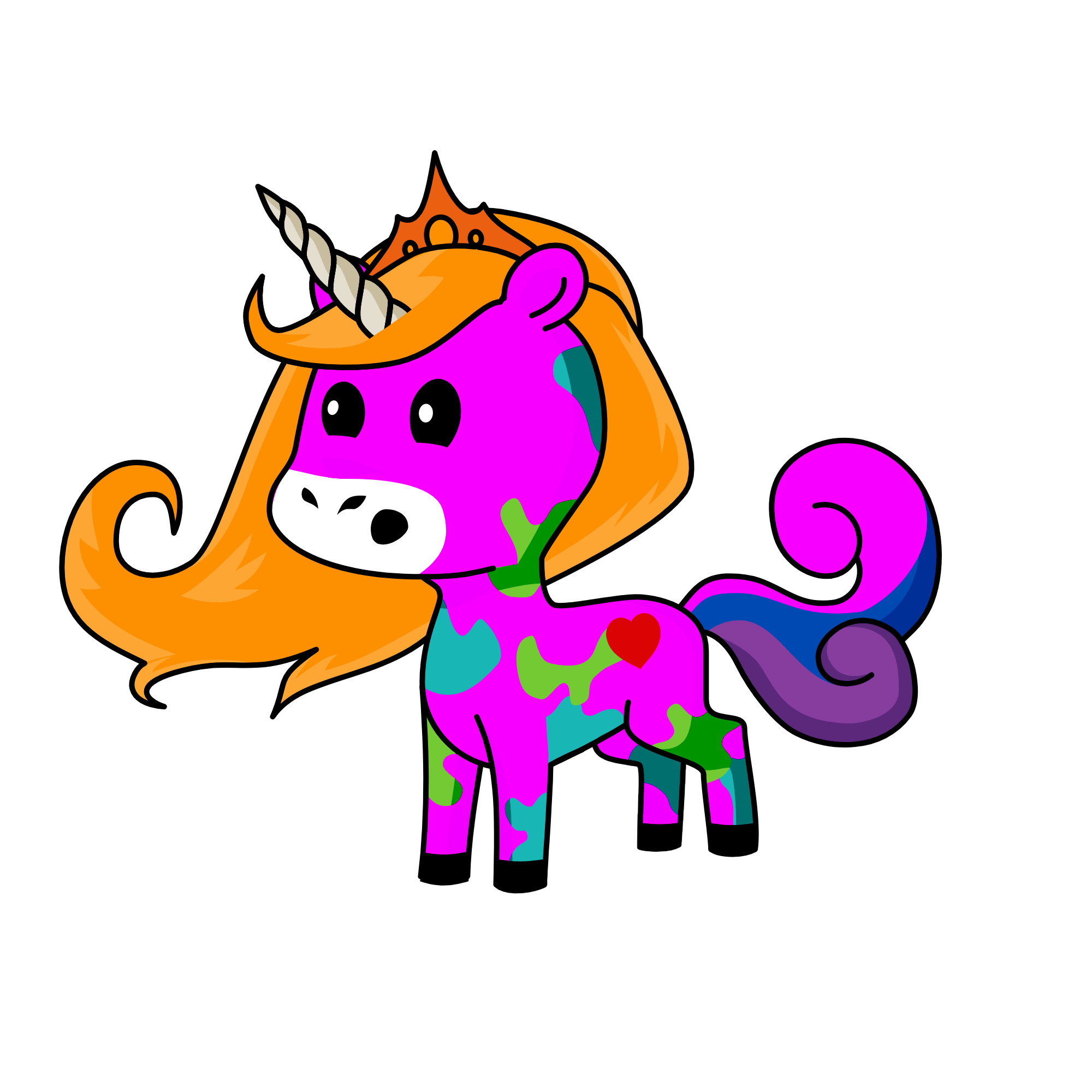 b                                                                                                   , the unicorn