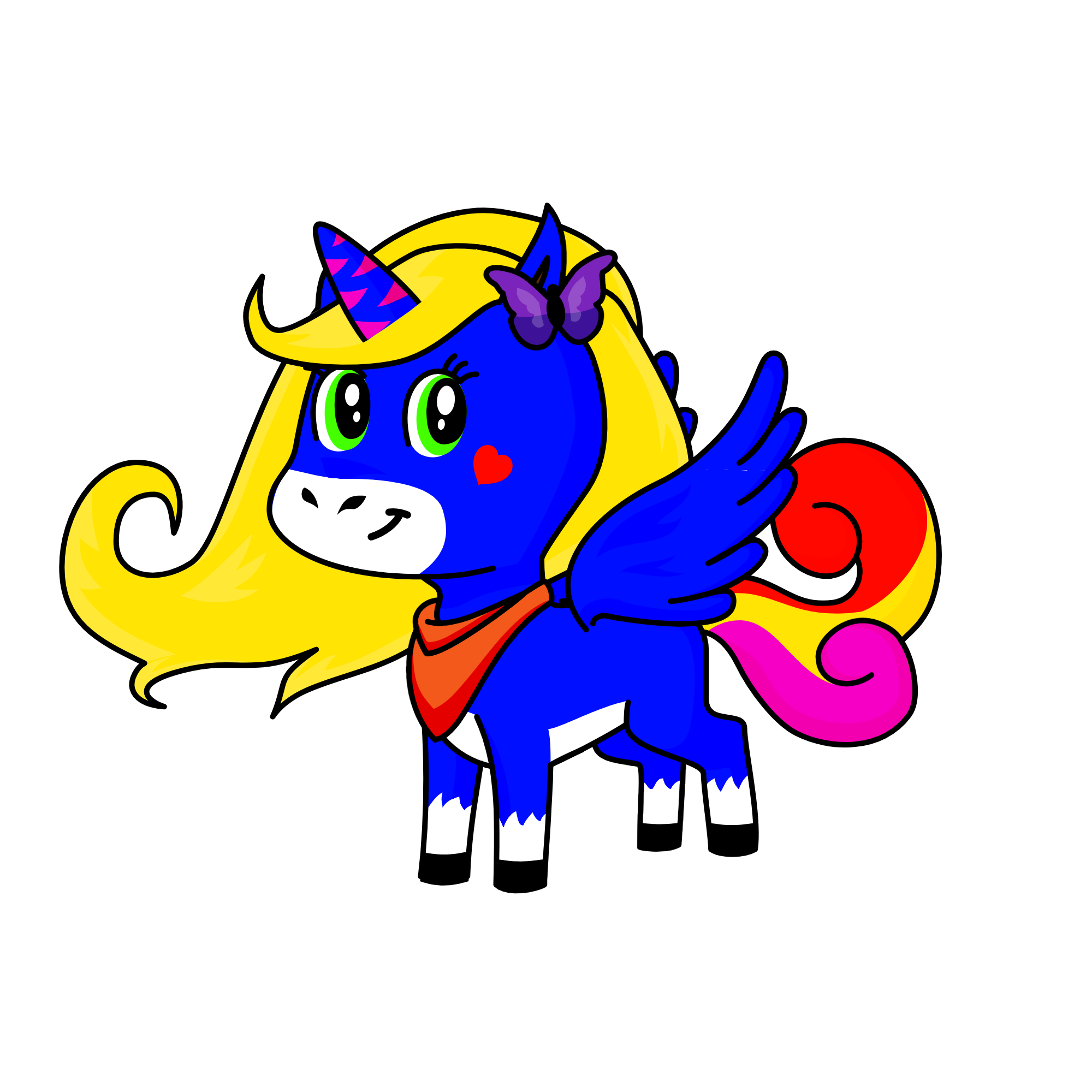 Sega, the unicorn