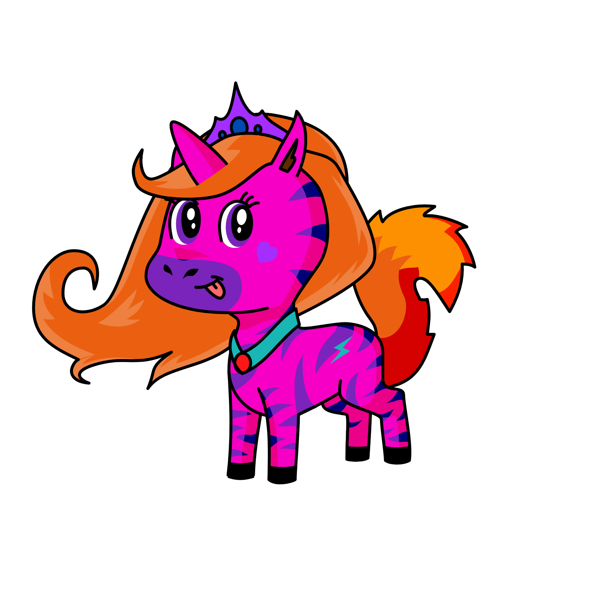 Foalan, the unicorn