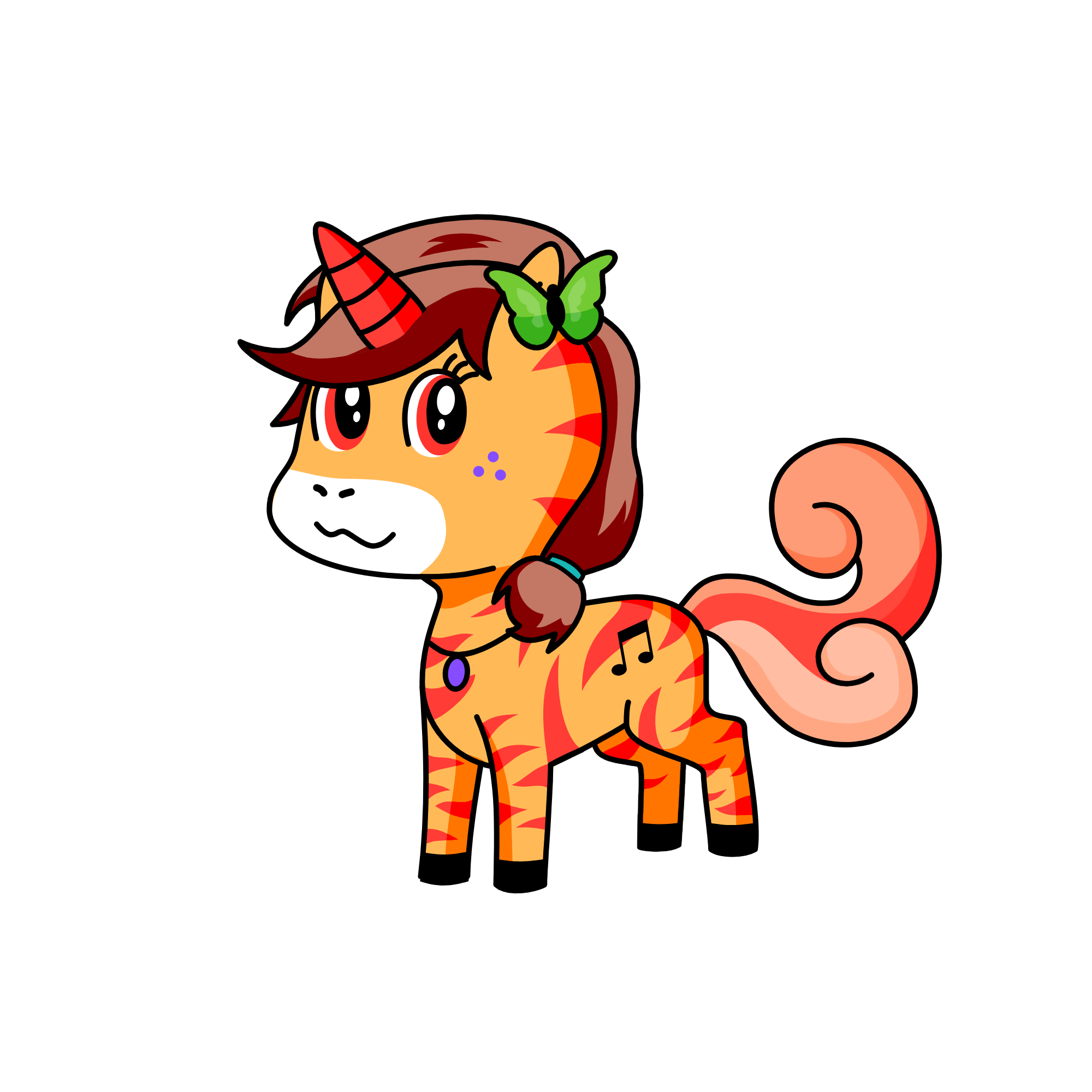 hiyori, the unicorn