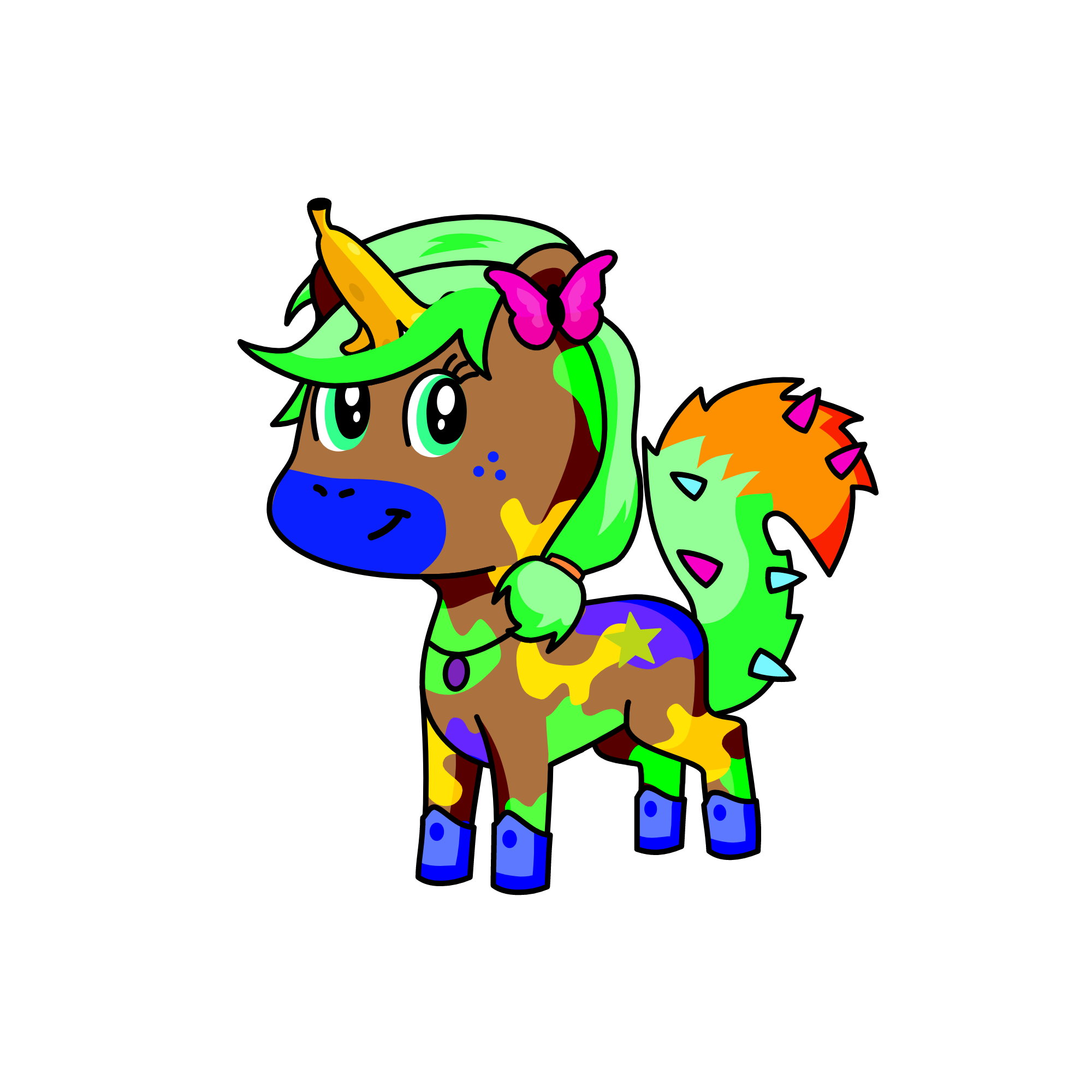 TrashCorn, the unicorn