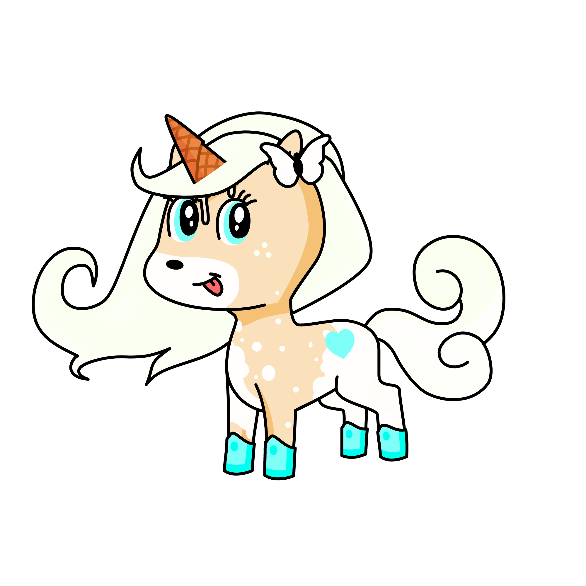 Icey-Cream, the unicorn