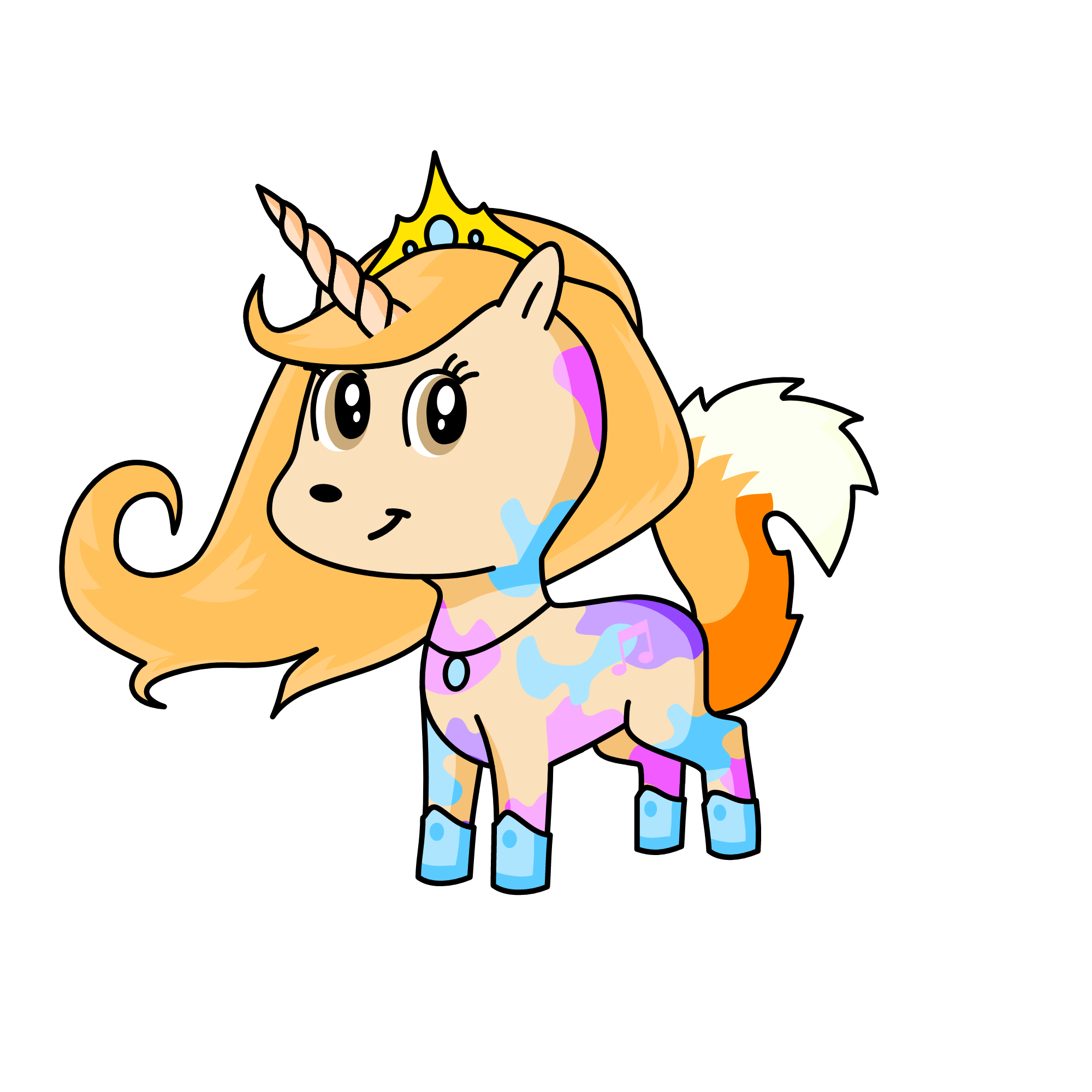 Nevaeh, the unicorn