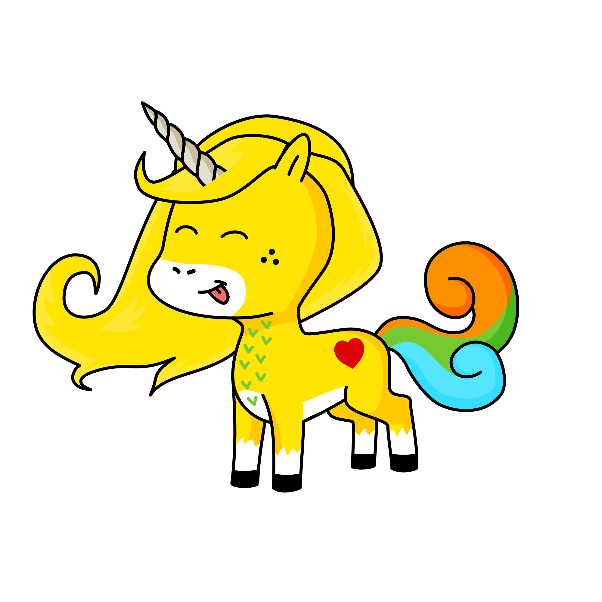 Sunshine, the unicorn