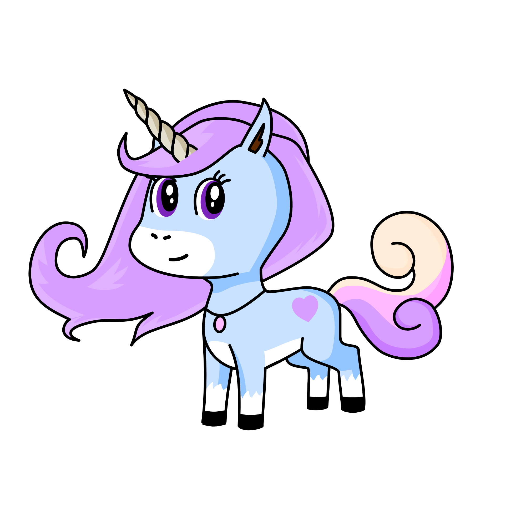 Snow Queen, the unicorn