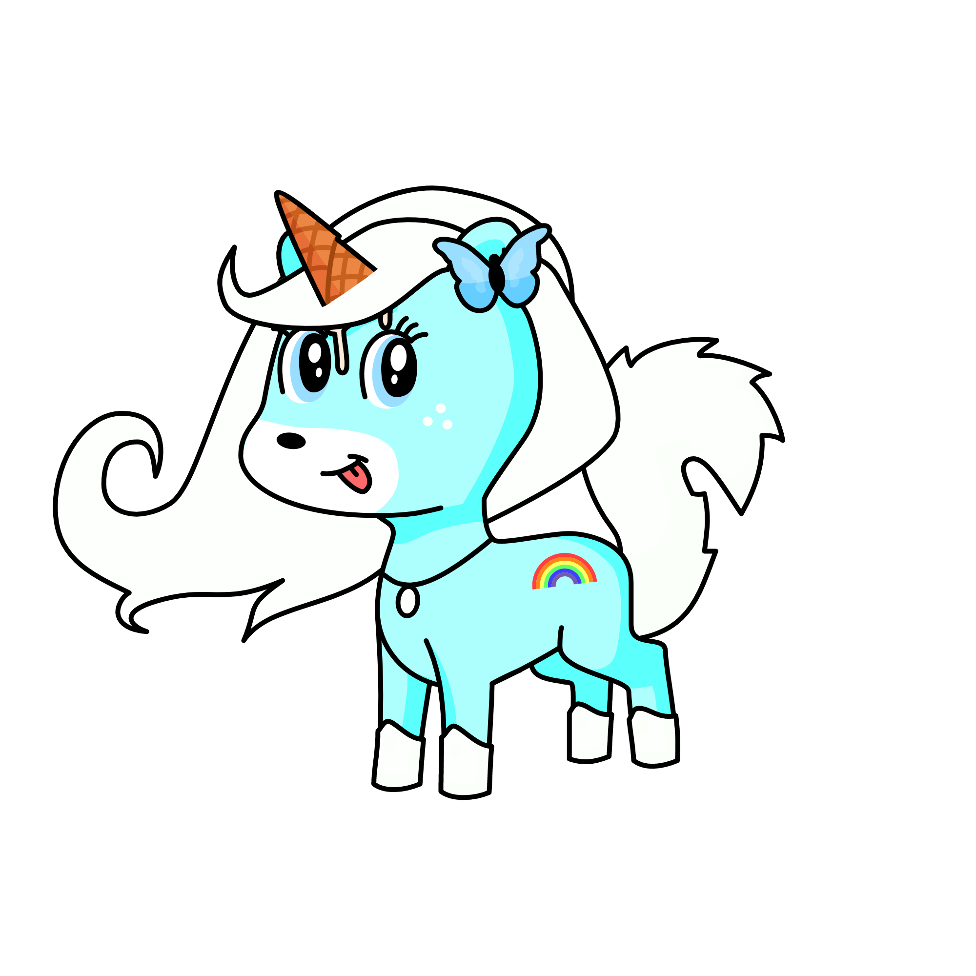 Icey-Bear, the unicorn