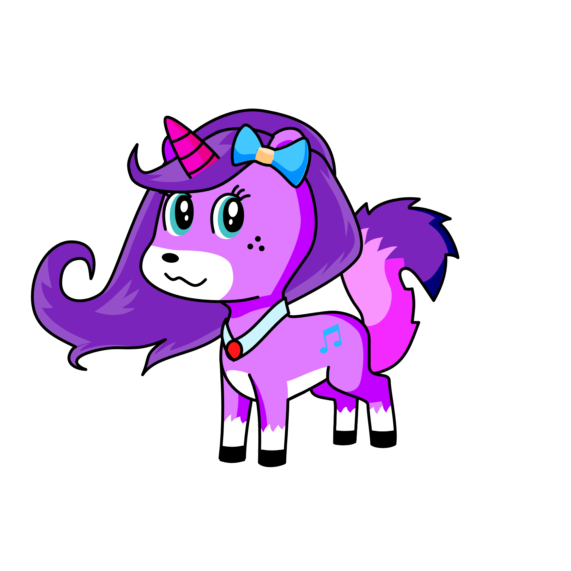 Pepper, the unicorn