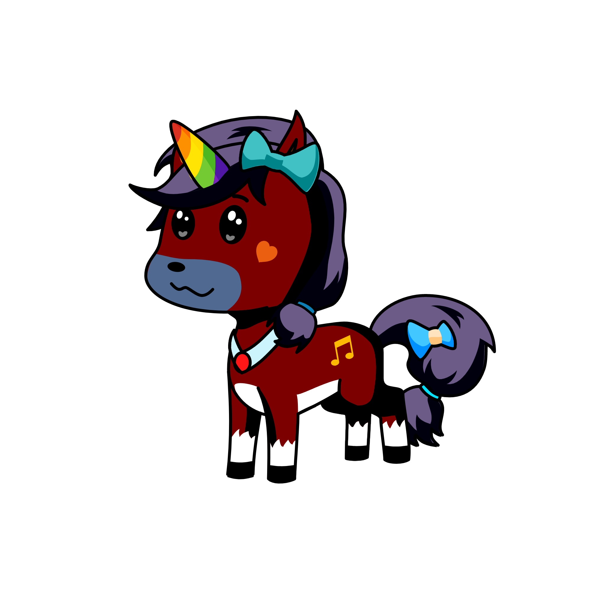 Brownie, the unicorn