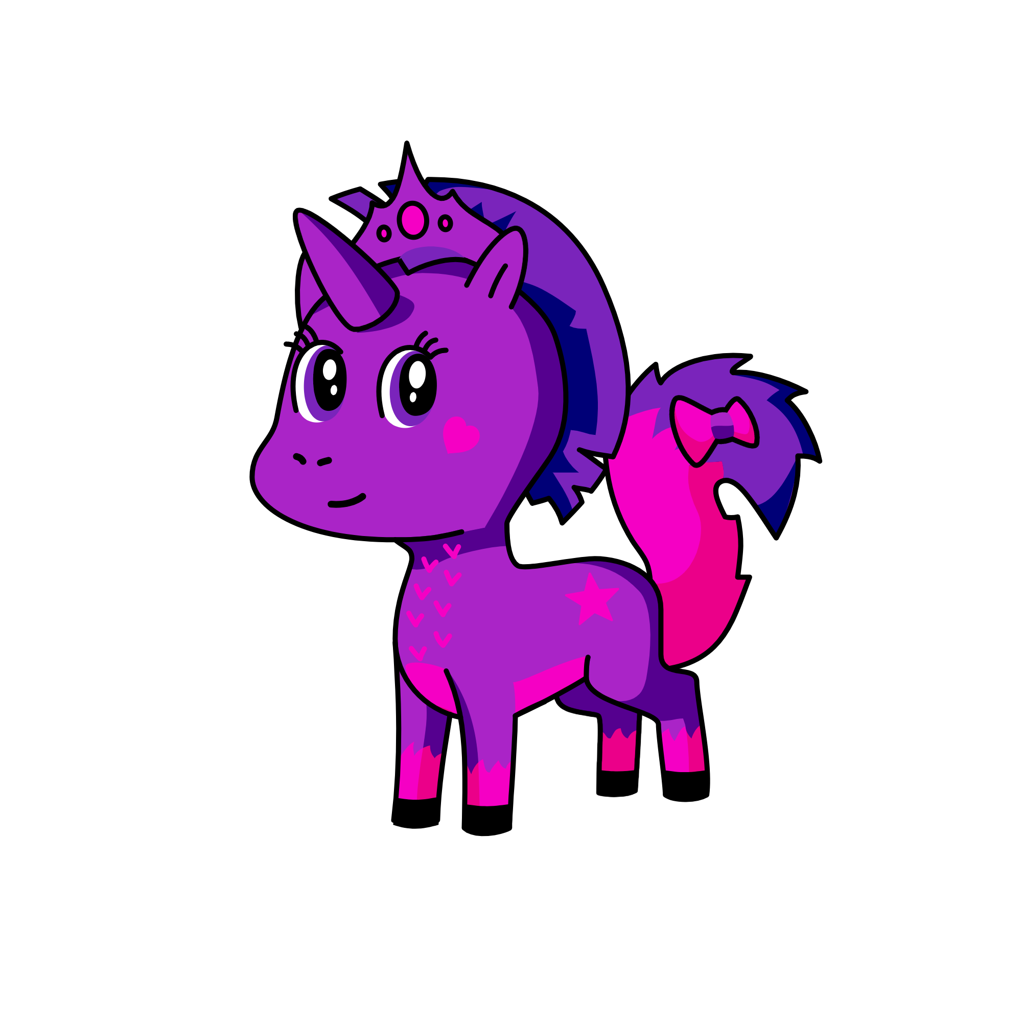 Twilight sparkle, the unicorn