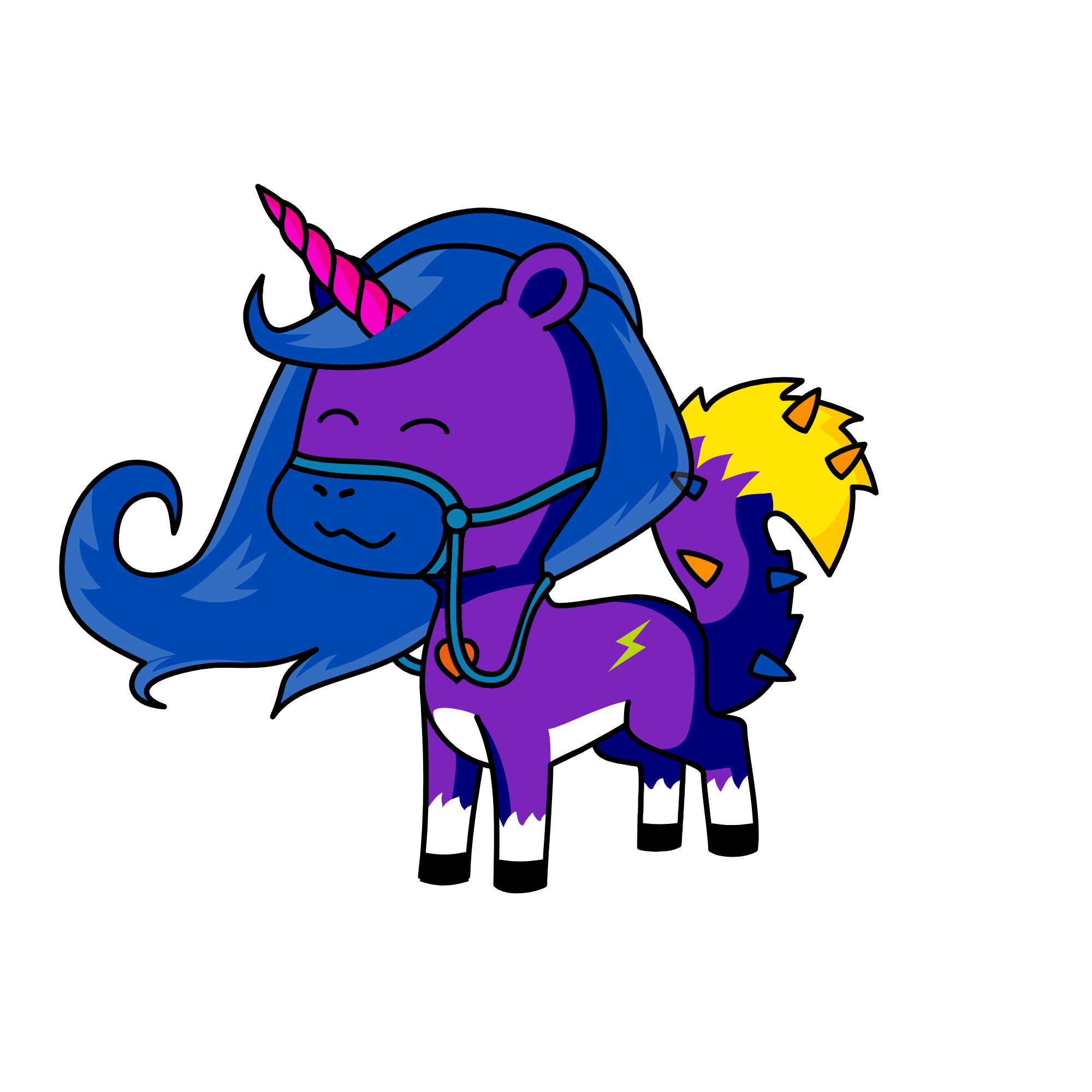 Moony Love(unicornio de la liga mayor de la luna), the unicorn