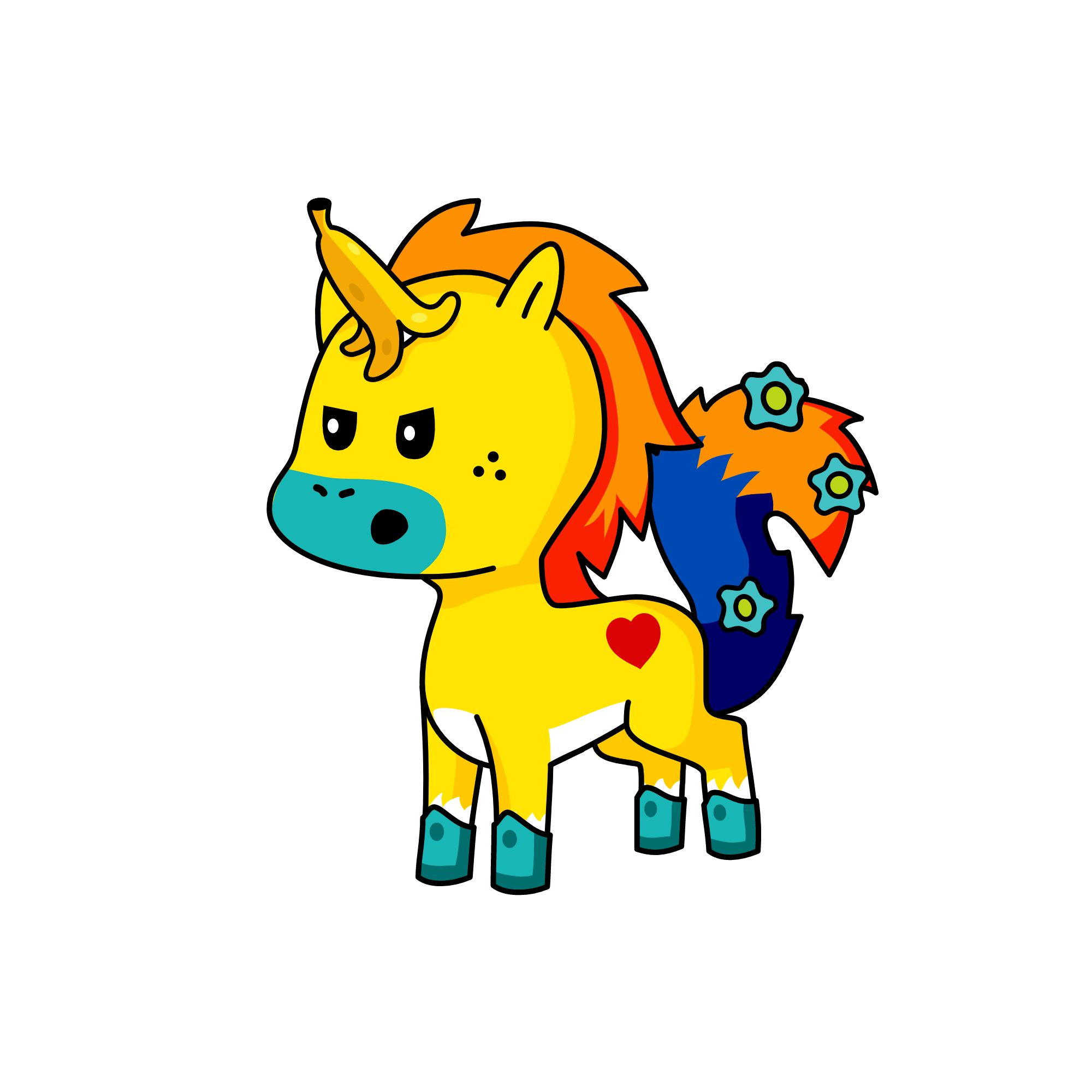 Sol(Unicornio de la liga mayor de el dia), the unicorn