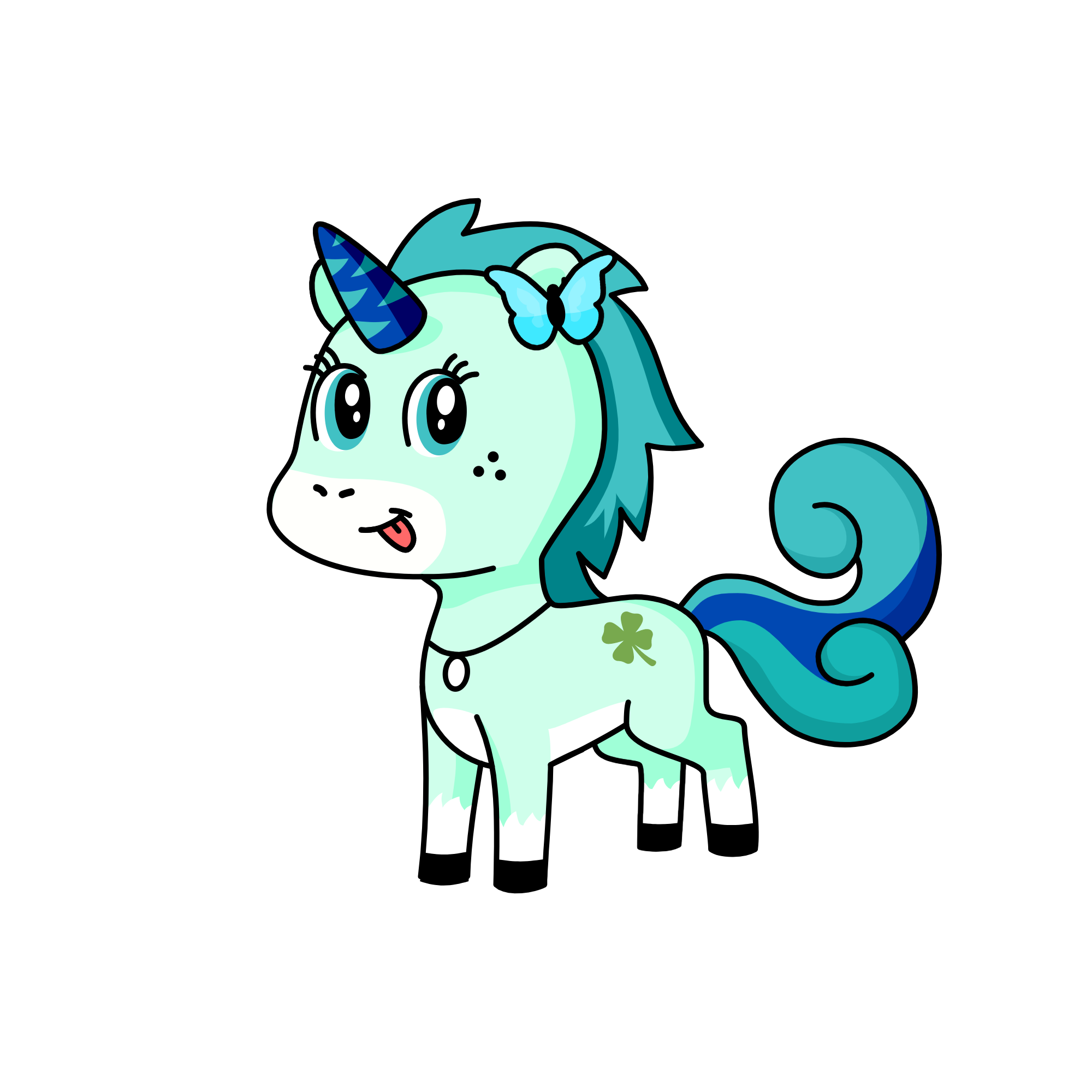 lucky charm, the unicorn
