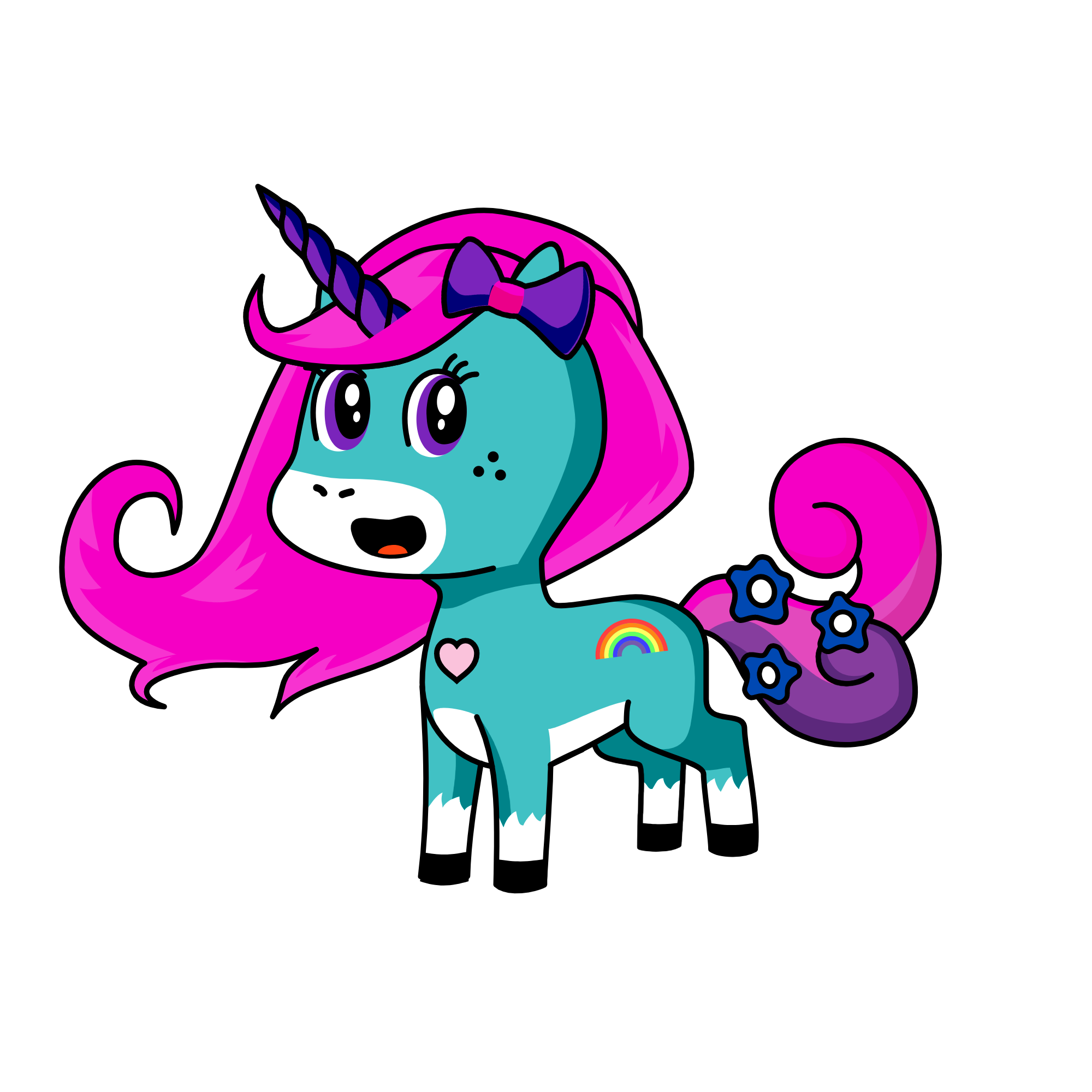 Elladora, the unicorn