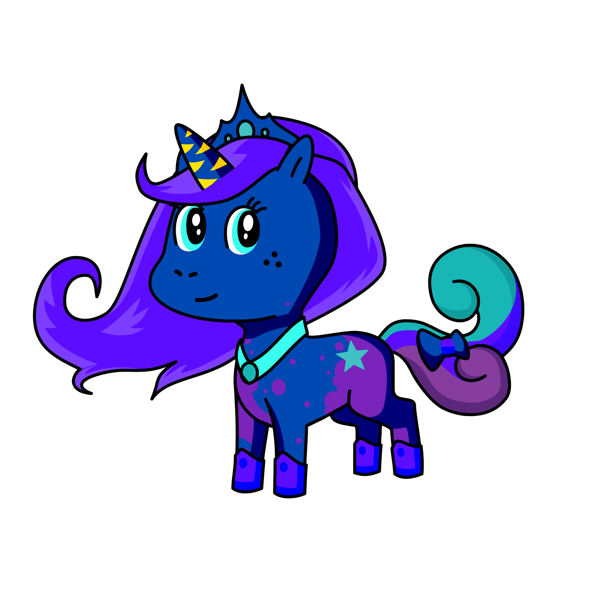 Starry, the unicorn