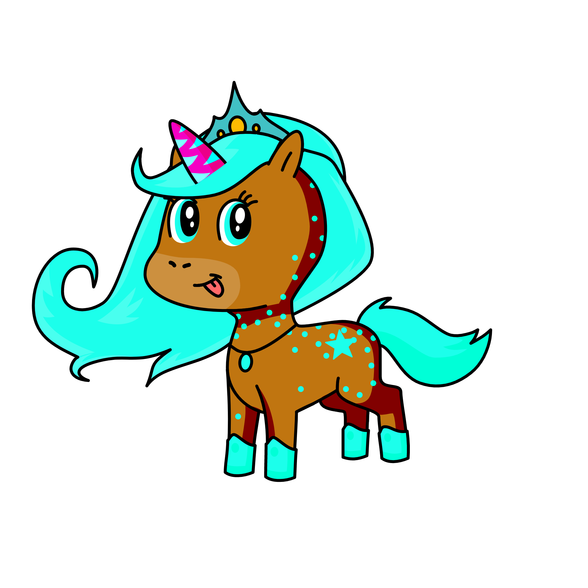 dreamy, the unicorn