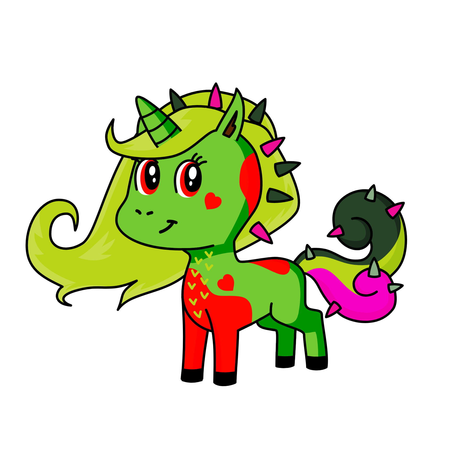 Poison love, the unicorn