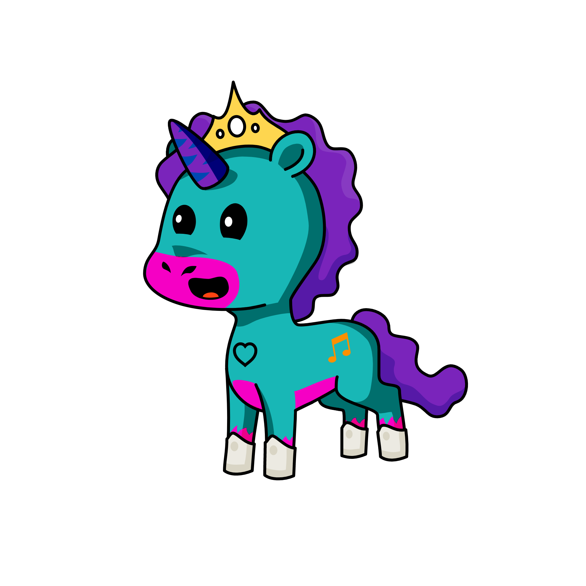 desert Isis, the unicorn