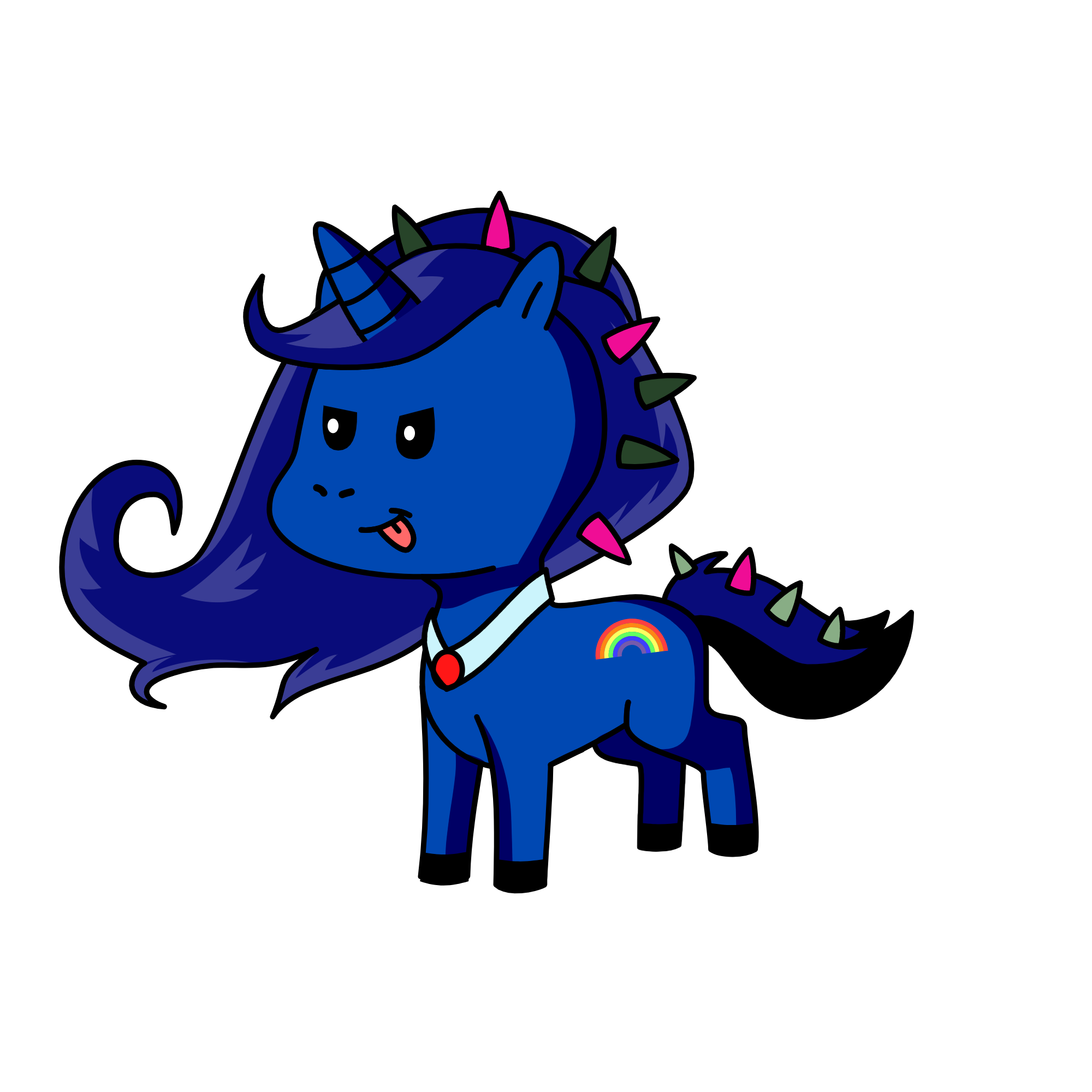 pony, the unicorn