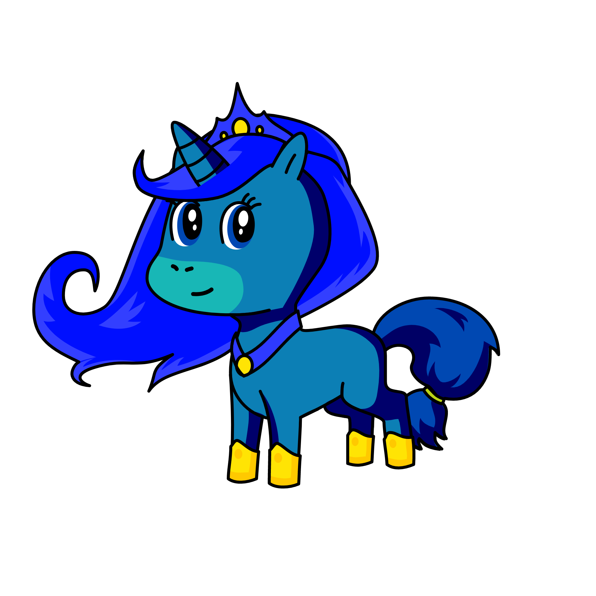 Princess Luna, the unicorn