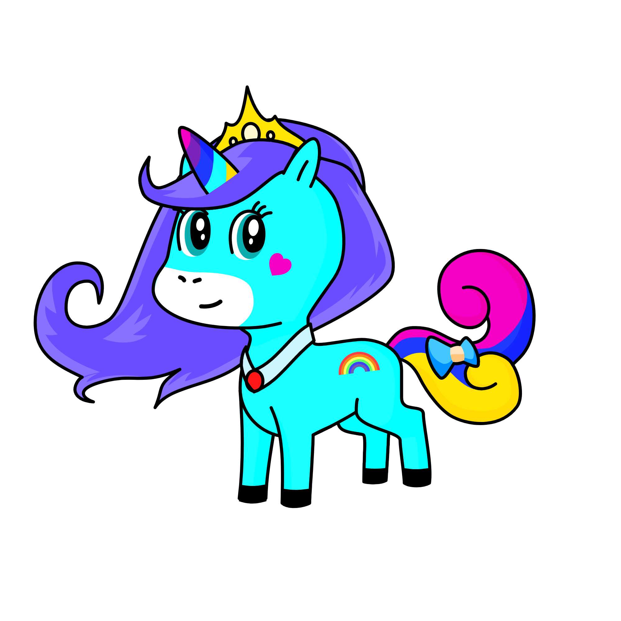 buz prensesi, the unicorn
