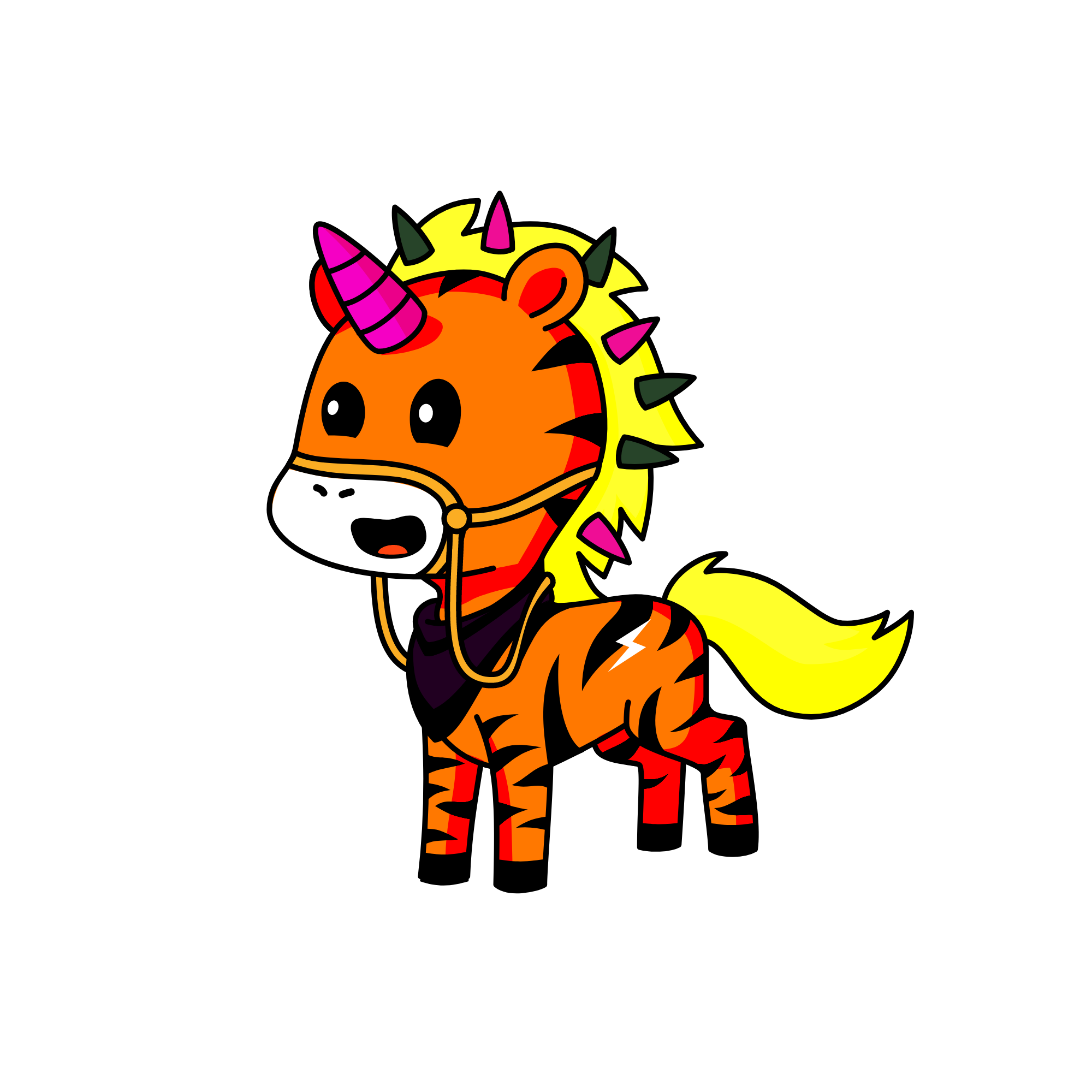 yasmine,meher,alladin,ginu, the unicorn