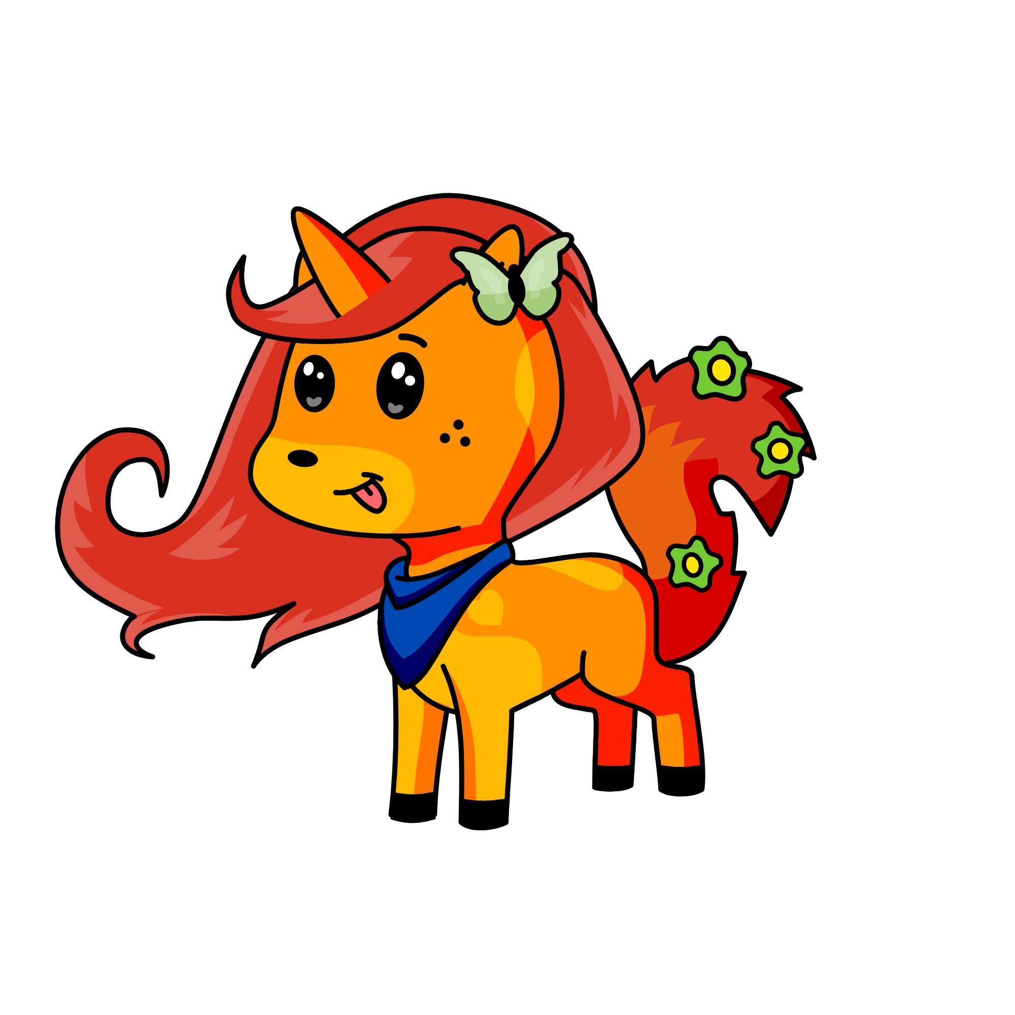 Foxy, the unicorn