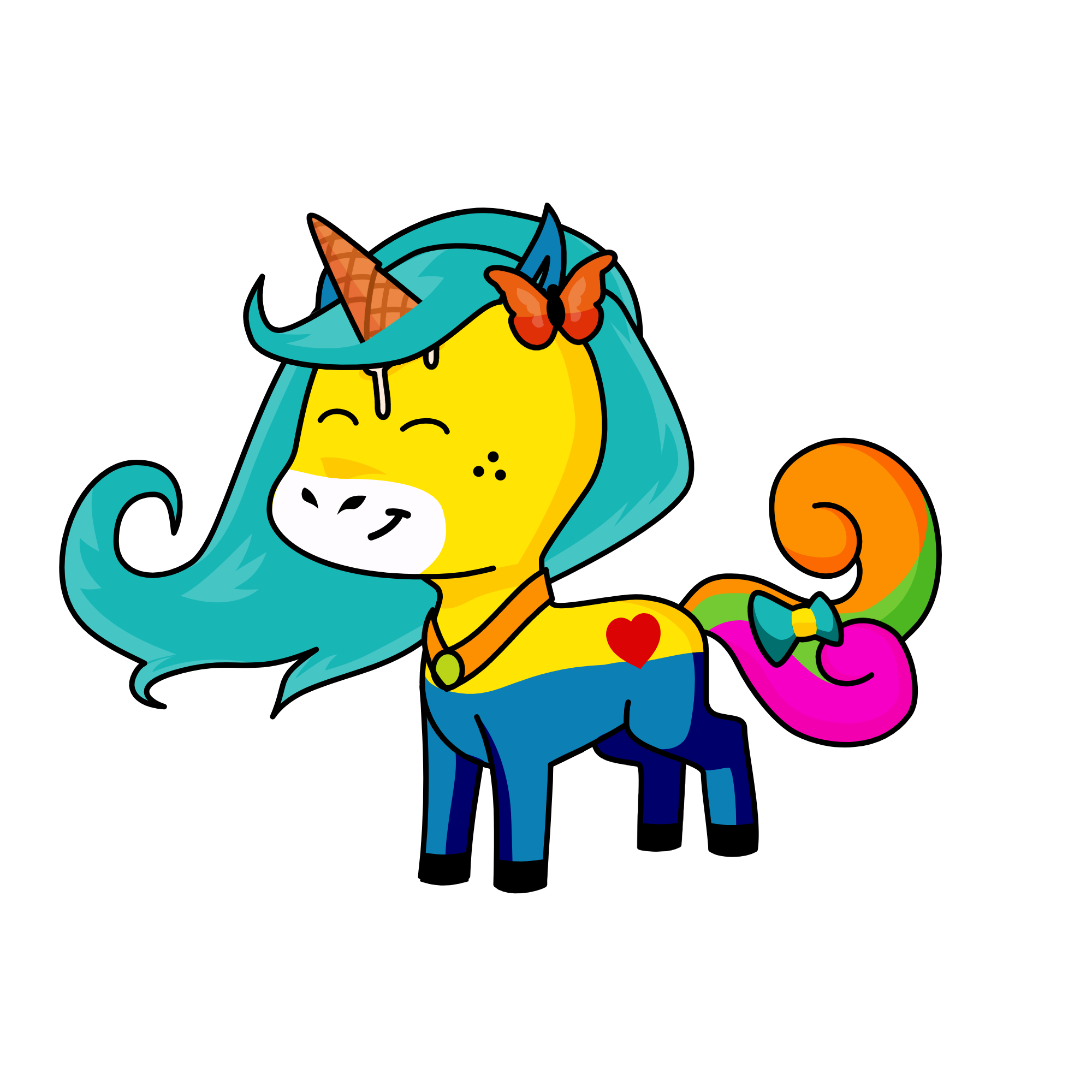 d, the unicorn