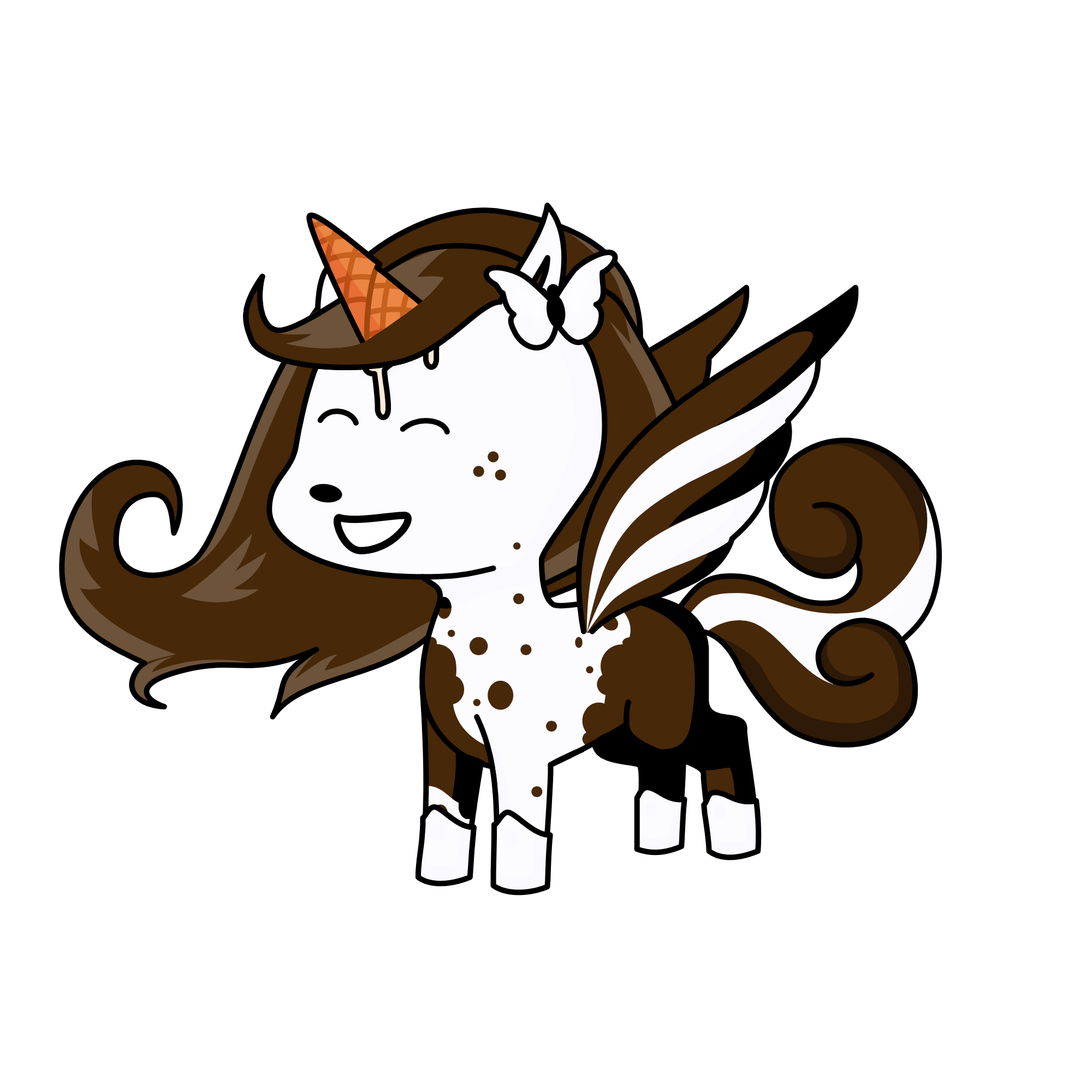 Cookie cream, the unicorn