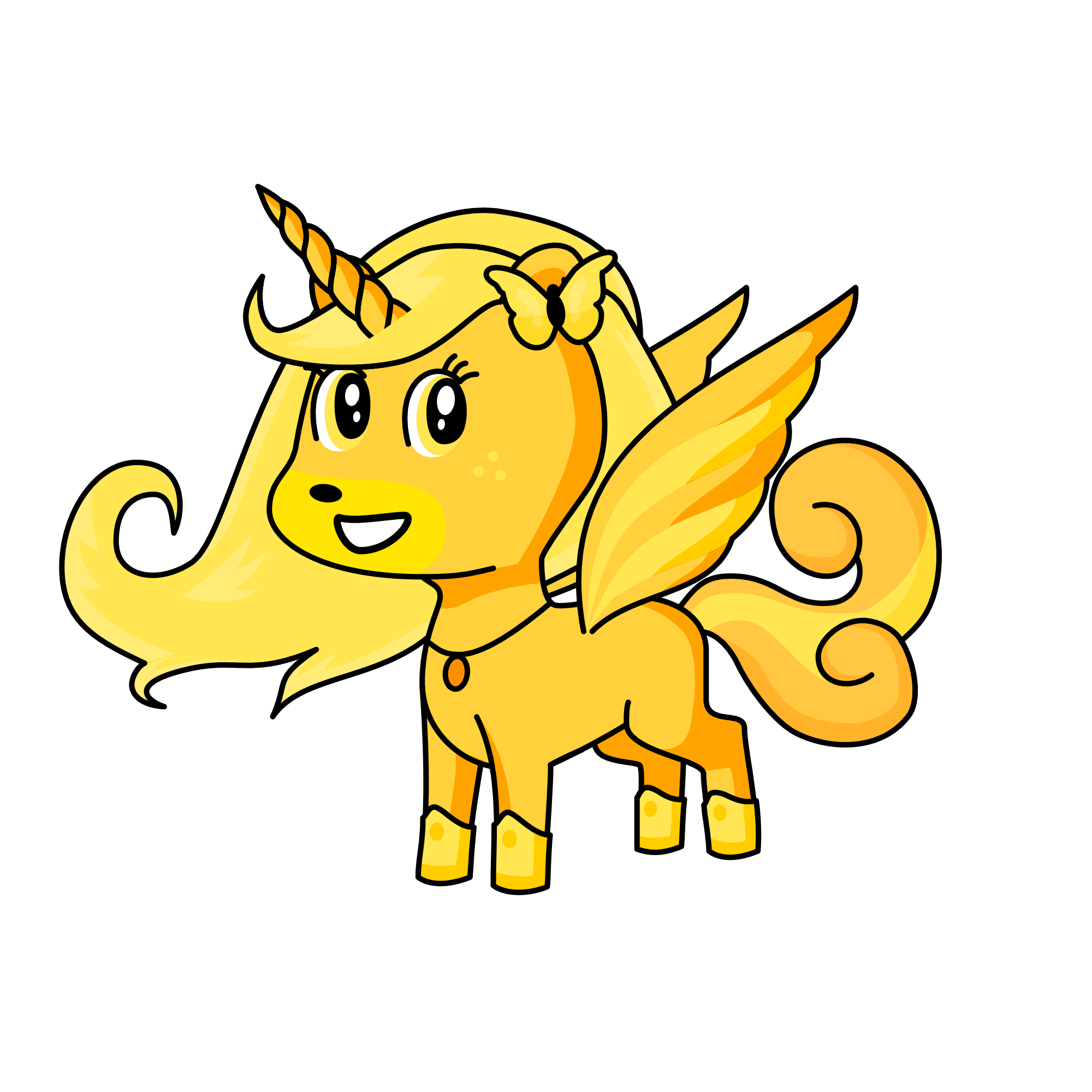 Honey, the unicorn