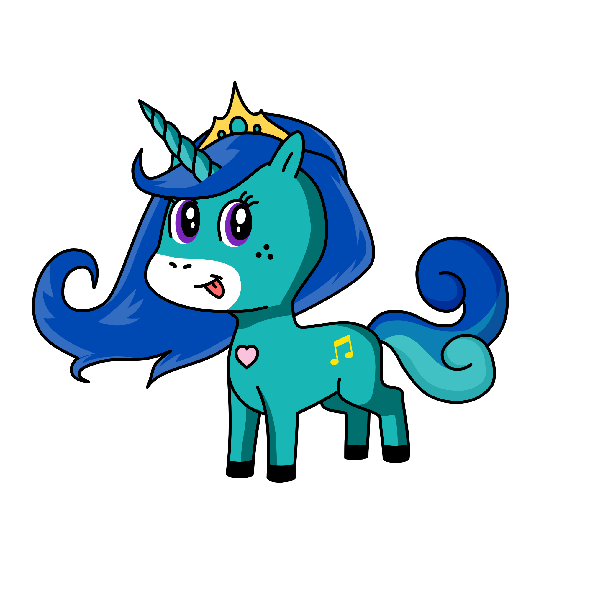 Snowy, the unicorn