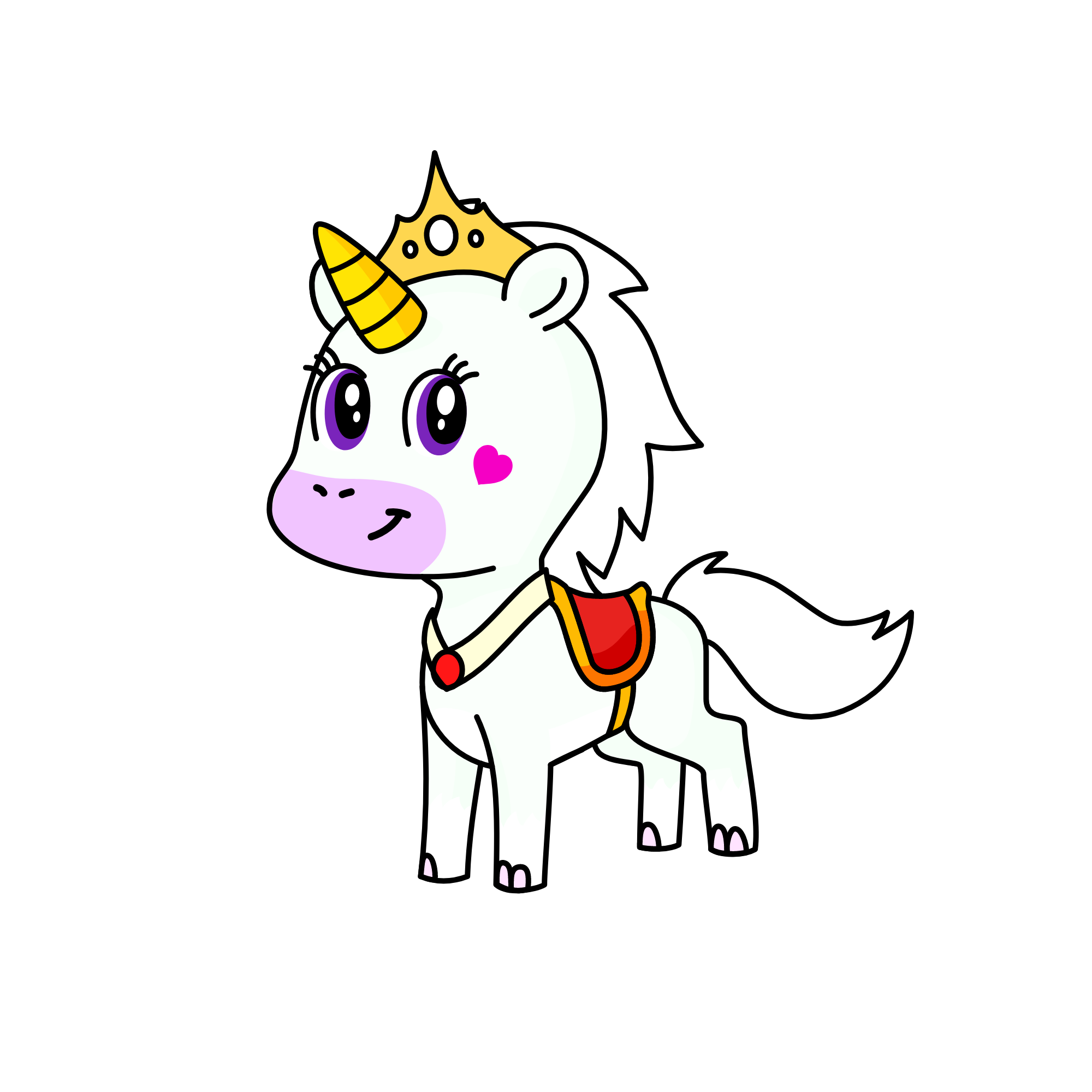 princess, the unicorn