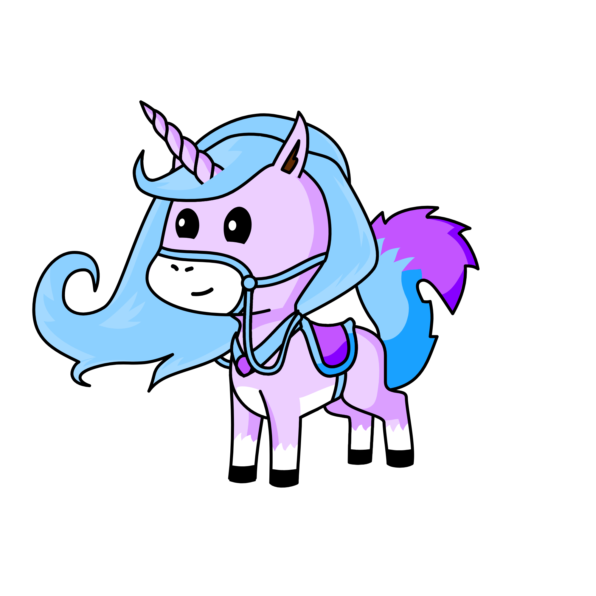 Snow Queen, the unicorn