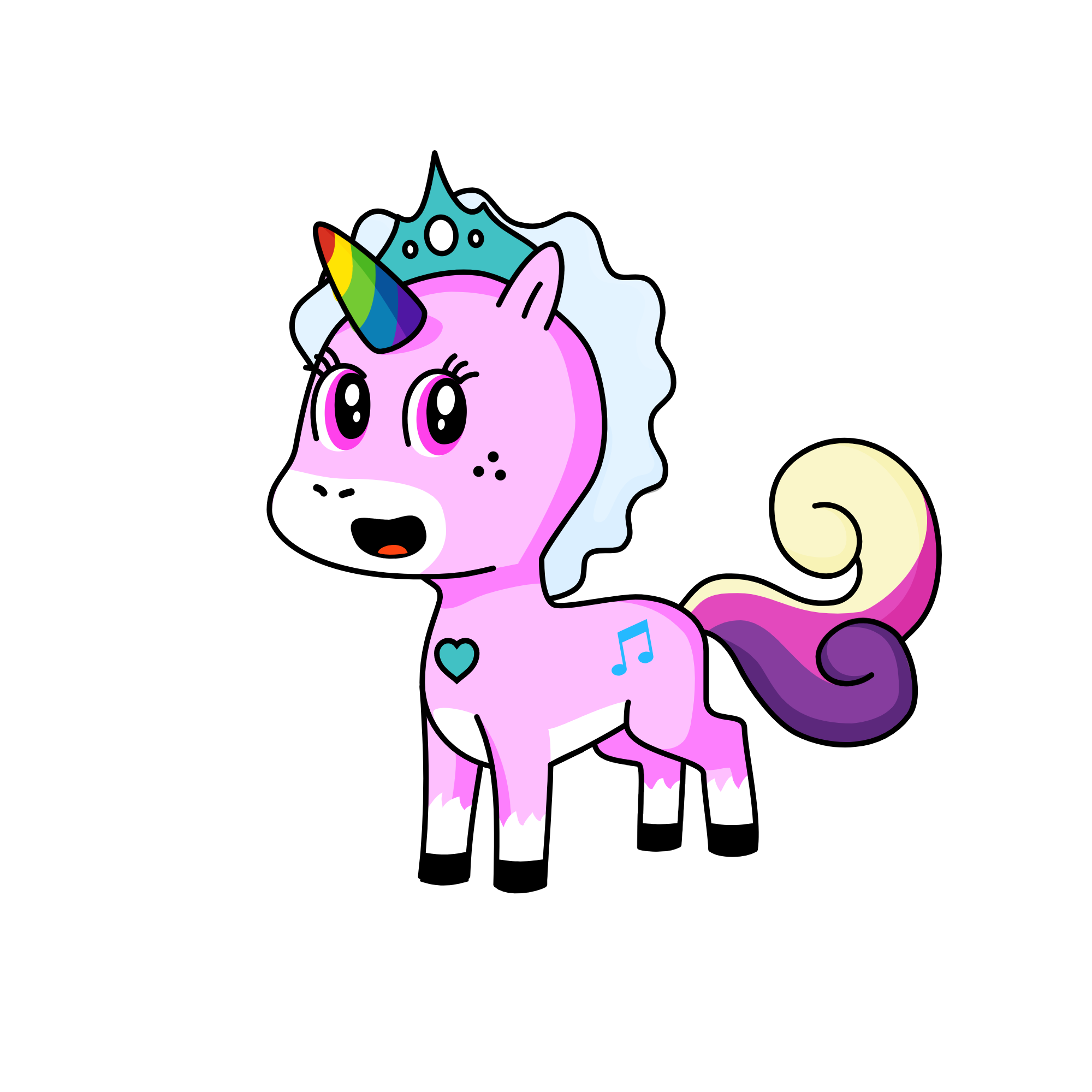 Princess Butterfly, the unicorn