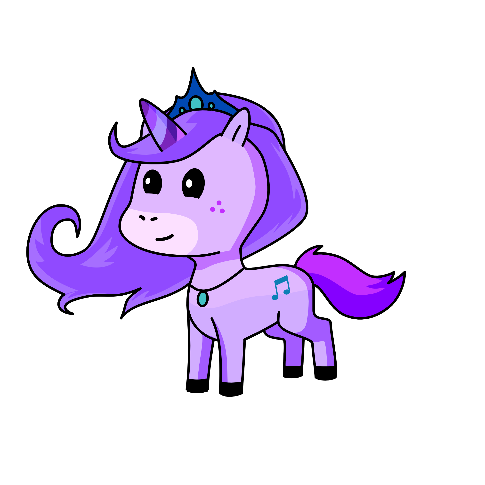 Stardust, the unicorn