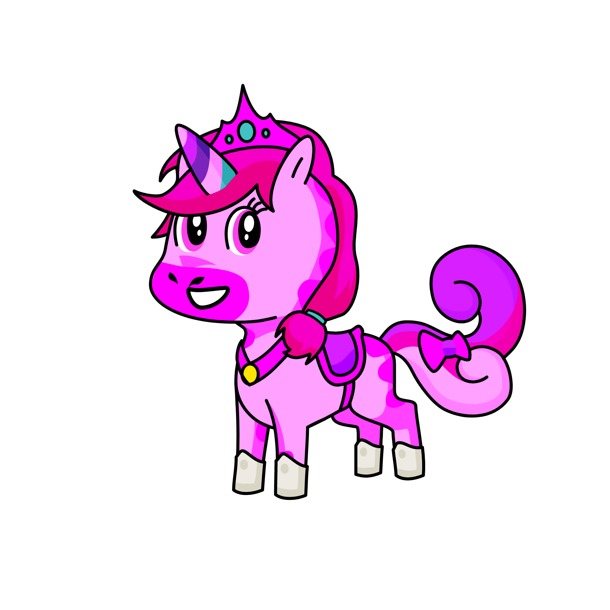 Snow, the unicorn