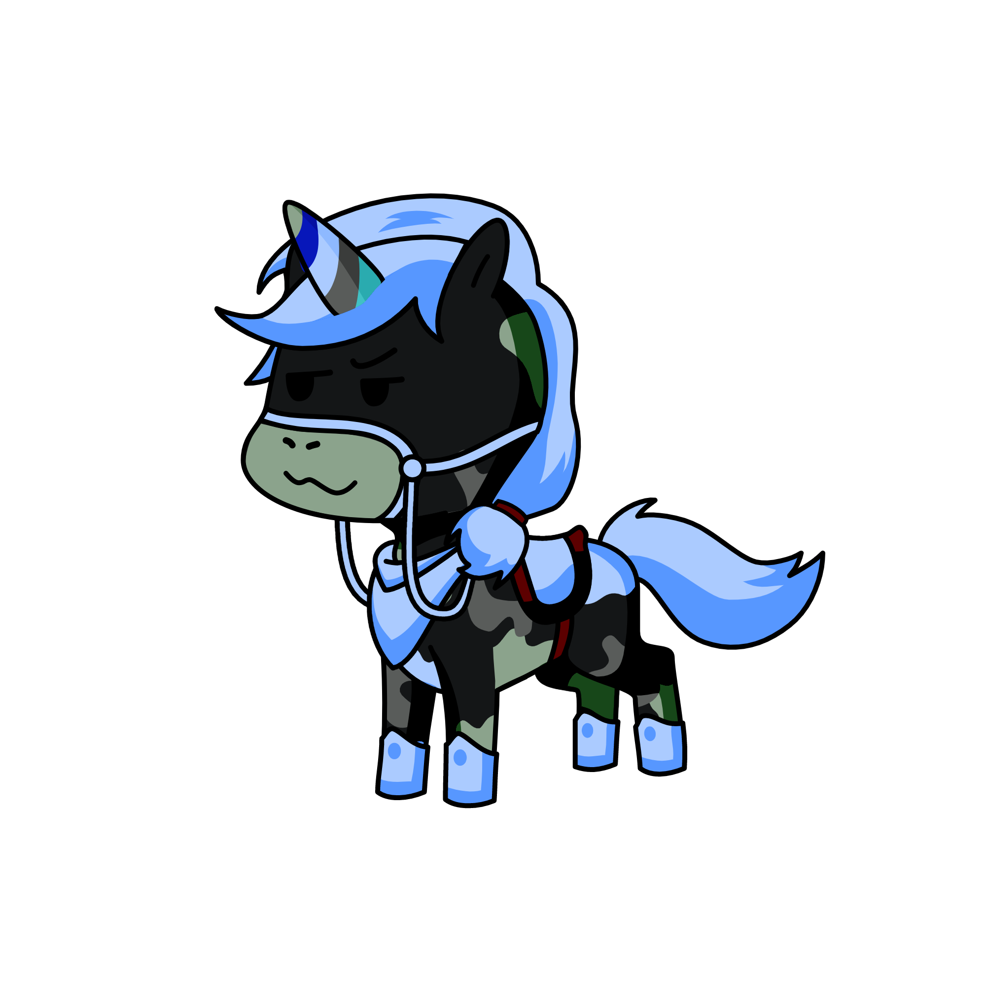 }-Rune-{, the unicorn