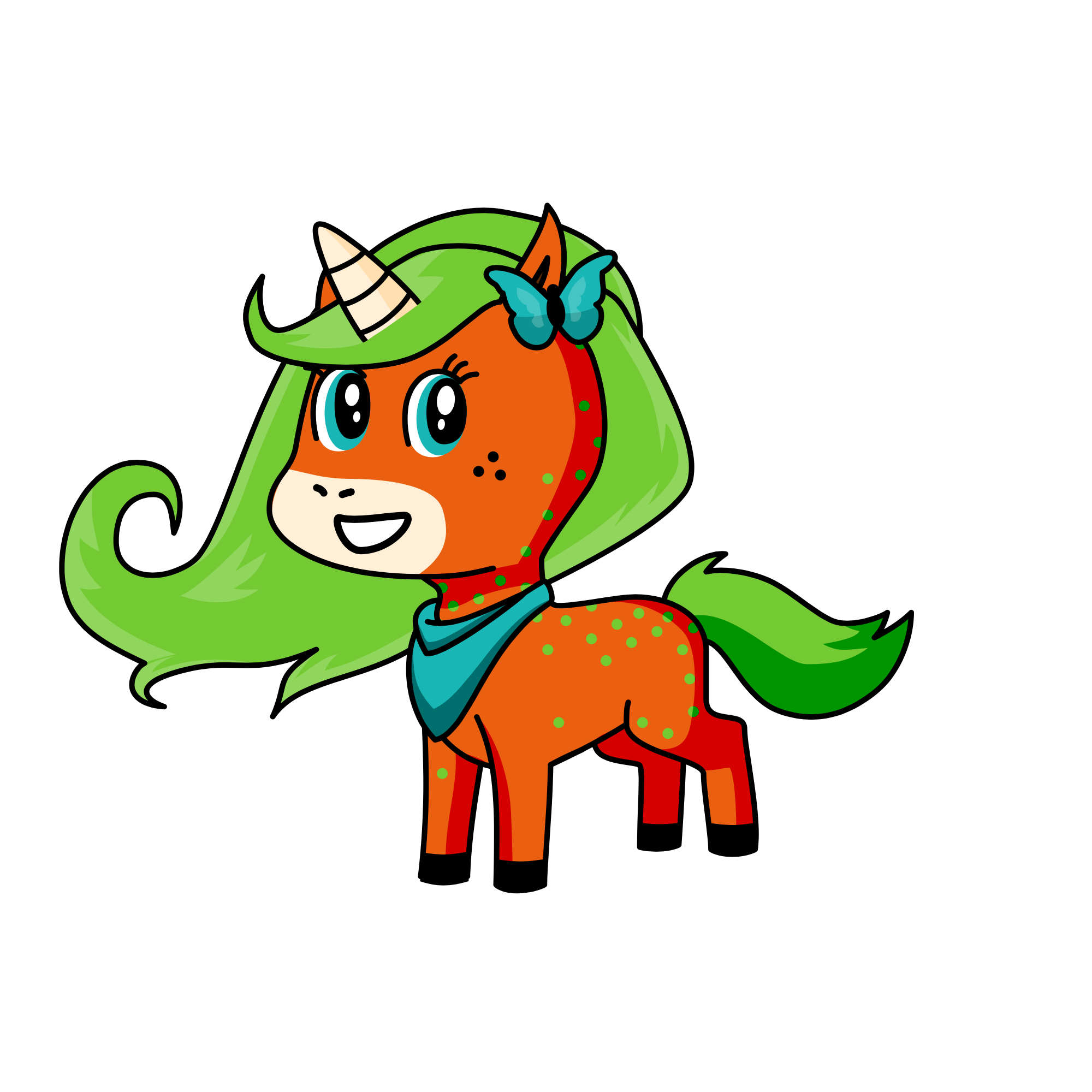 Dazzels, the unicorn